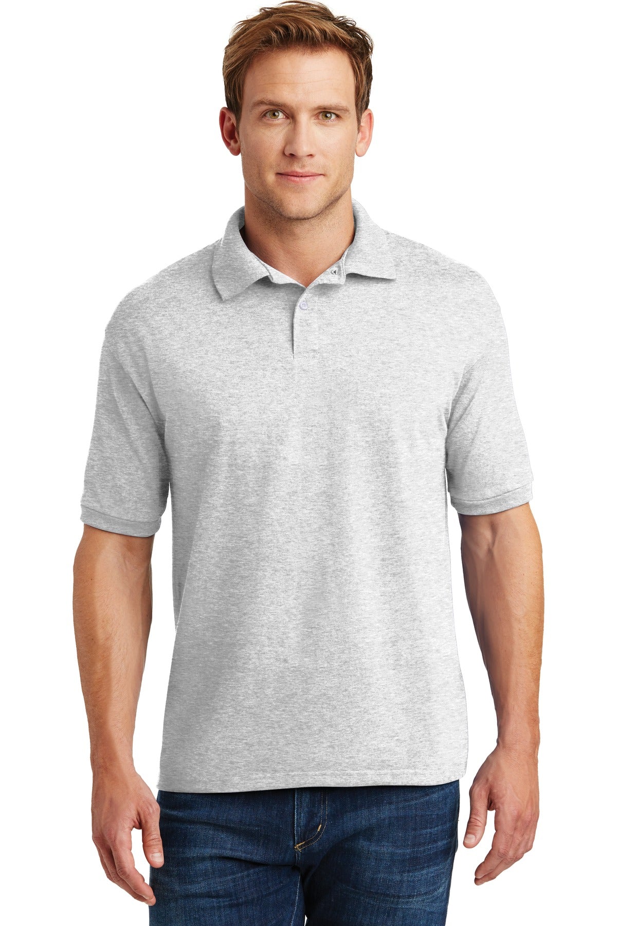 Hanes® EcoSmart® - 5.2-Ounce Jersey Knit Sport Shirt