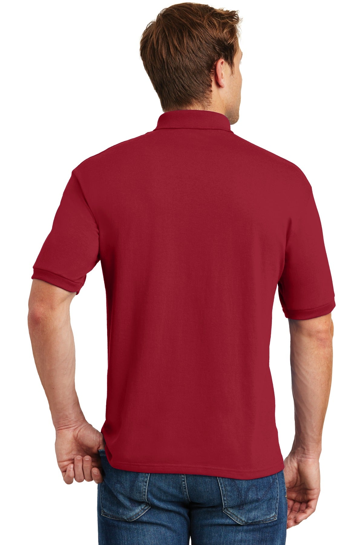 Hanes® EcoSmart® - 5.2-Ounce Jersey Knit Sport Shirt