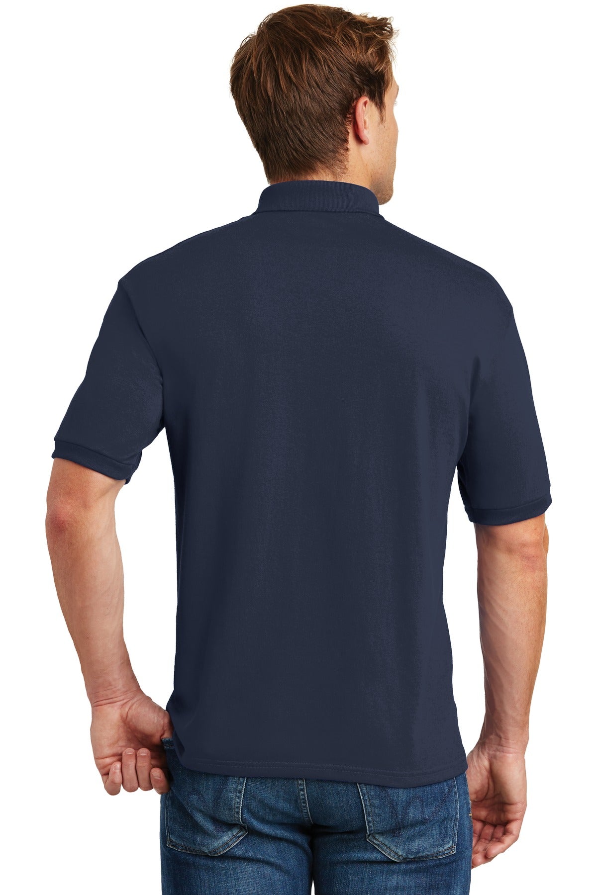 Hanes® EcoSmart® - 5.2-Ounce Jersey Knit Sport Shirt