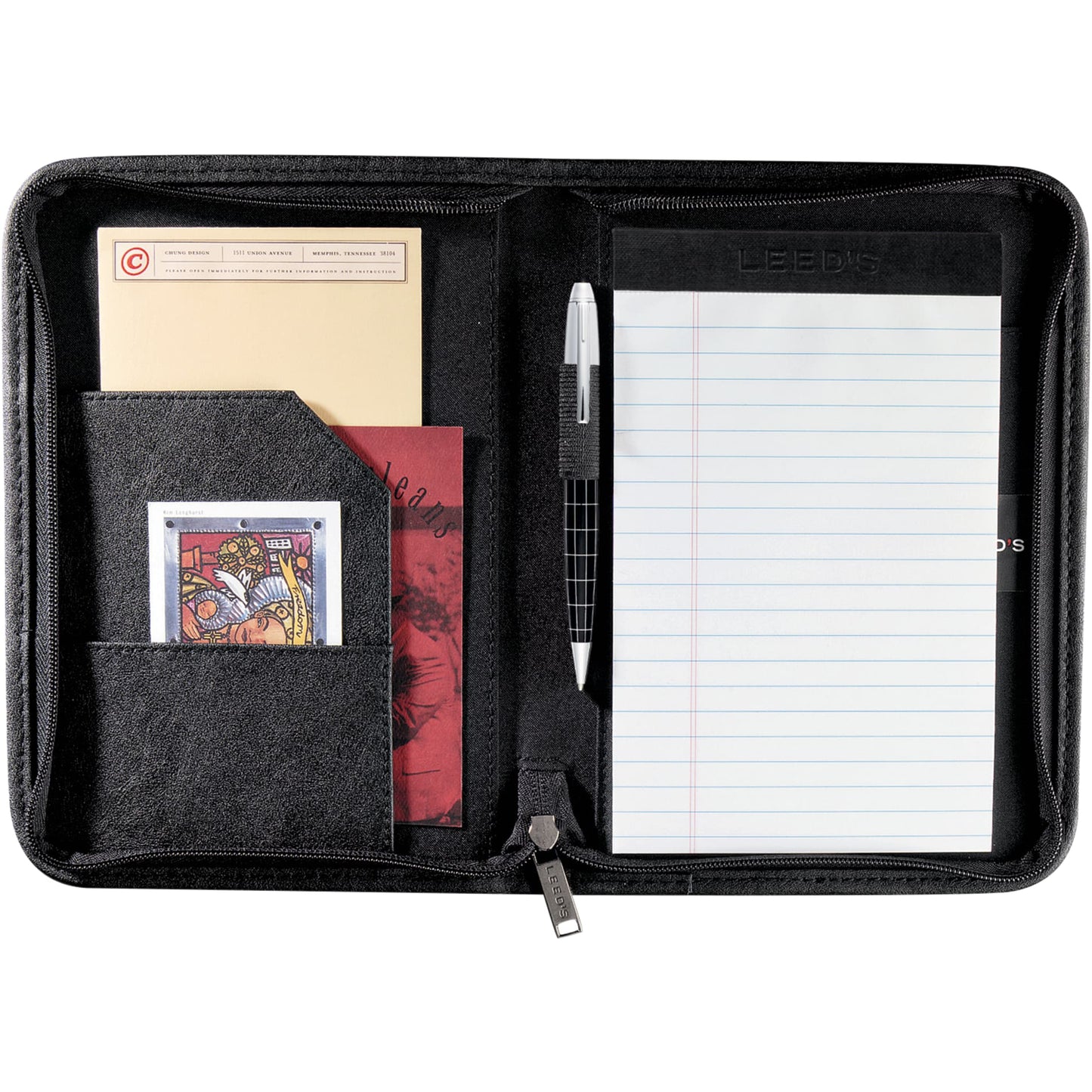 DuraHyde Jr. Zippered Padfolio w/ FSC® Mix Paper