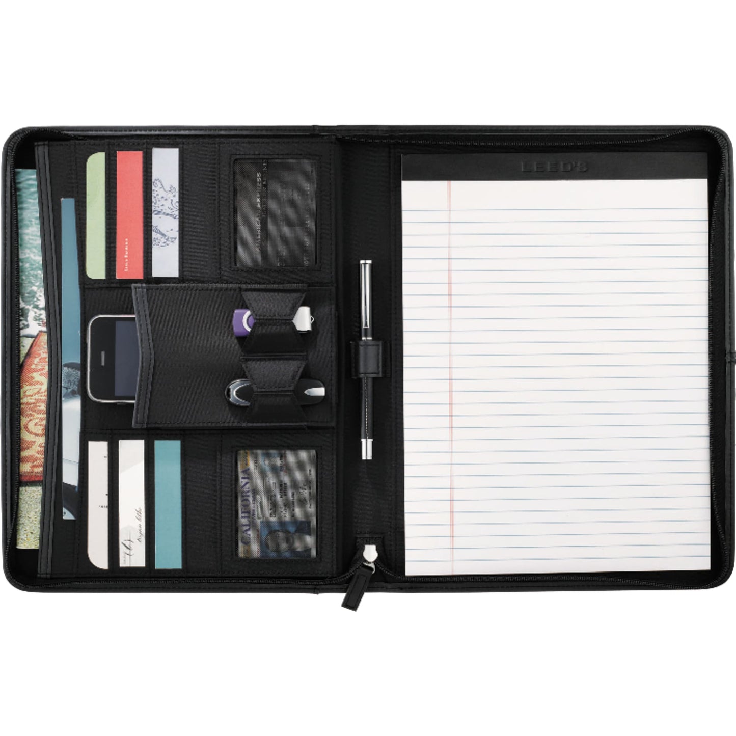 Pedova™ Zippered UltraHyde Padfolio FSC® Mix Paper