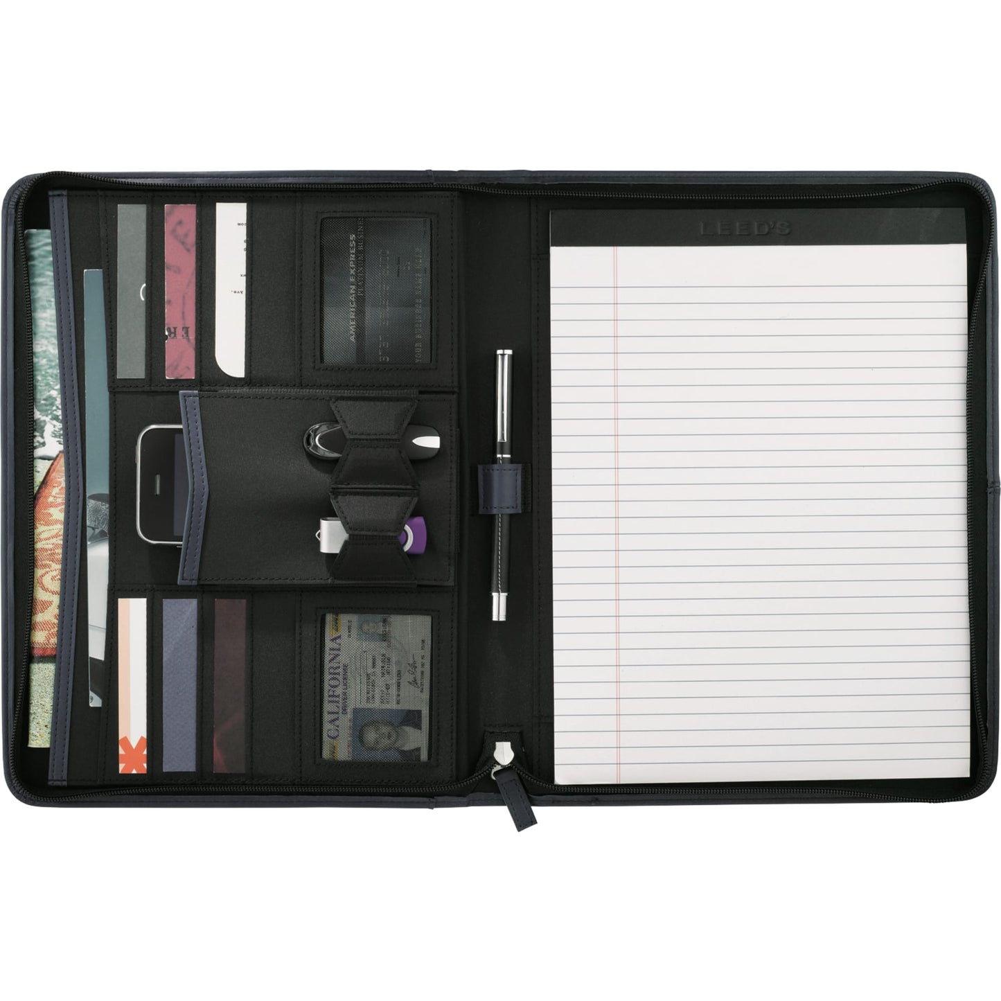 Pedova™ Zippered UltraHyde Padfolio FSC® Mix Paper