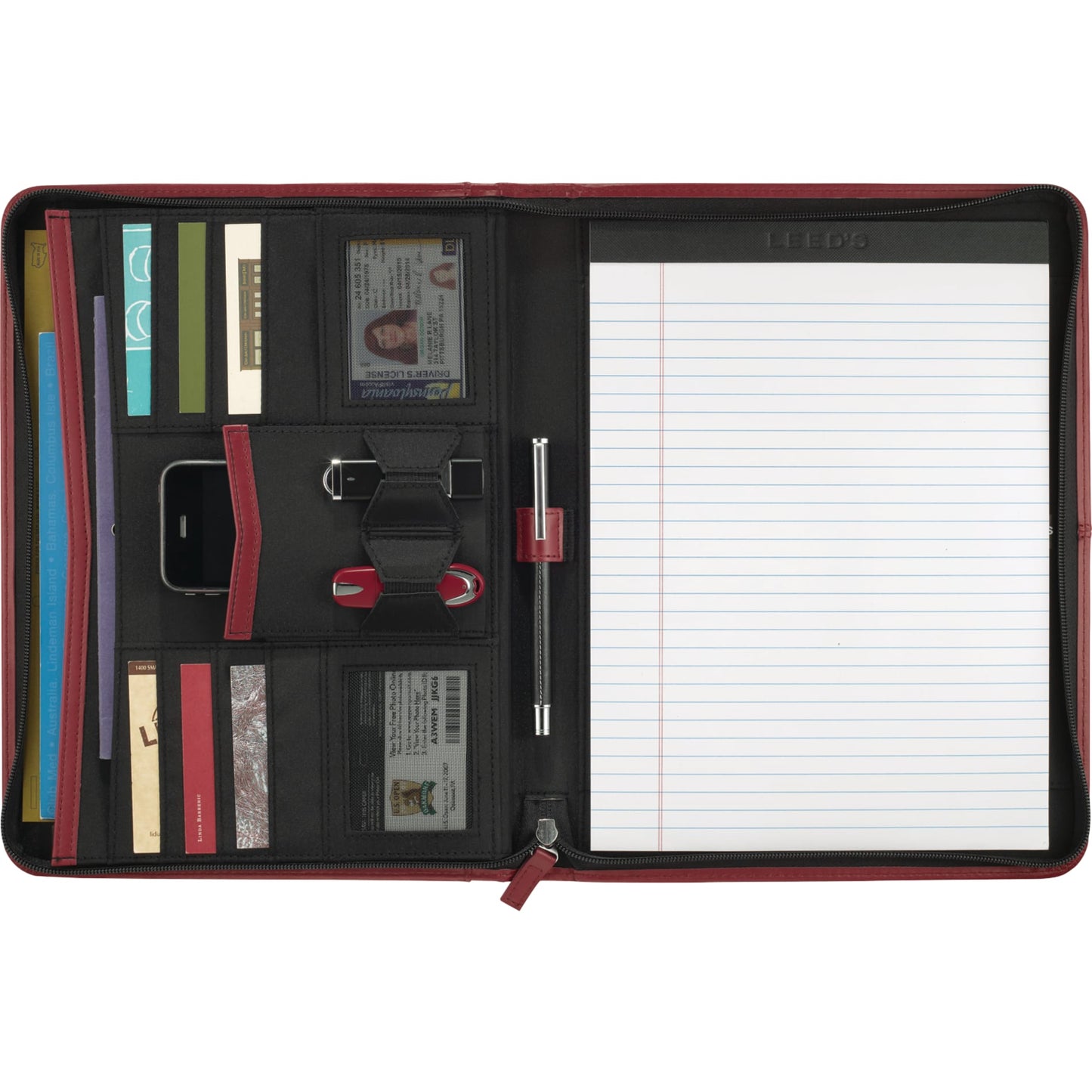 Pedova™ Zippered UltraHyde Padfolio FSC® Mix Paper