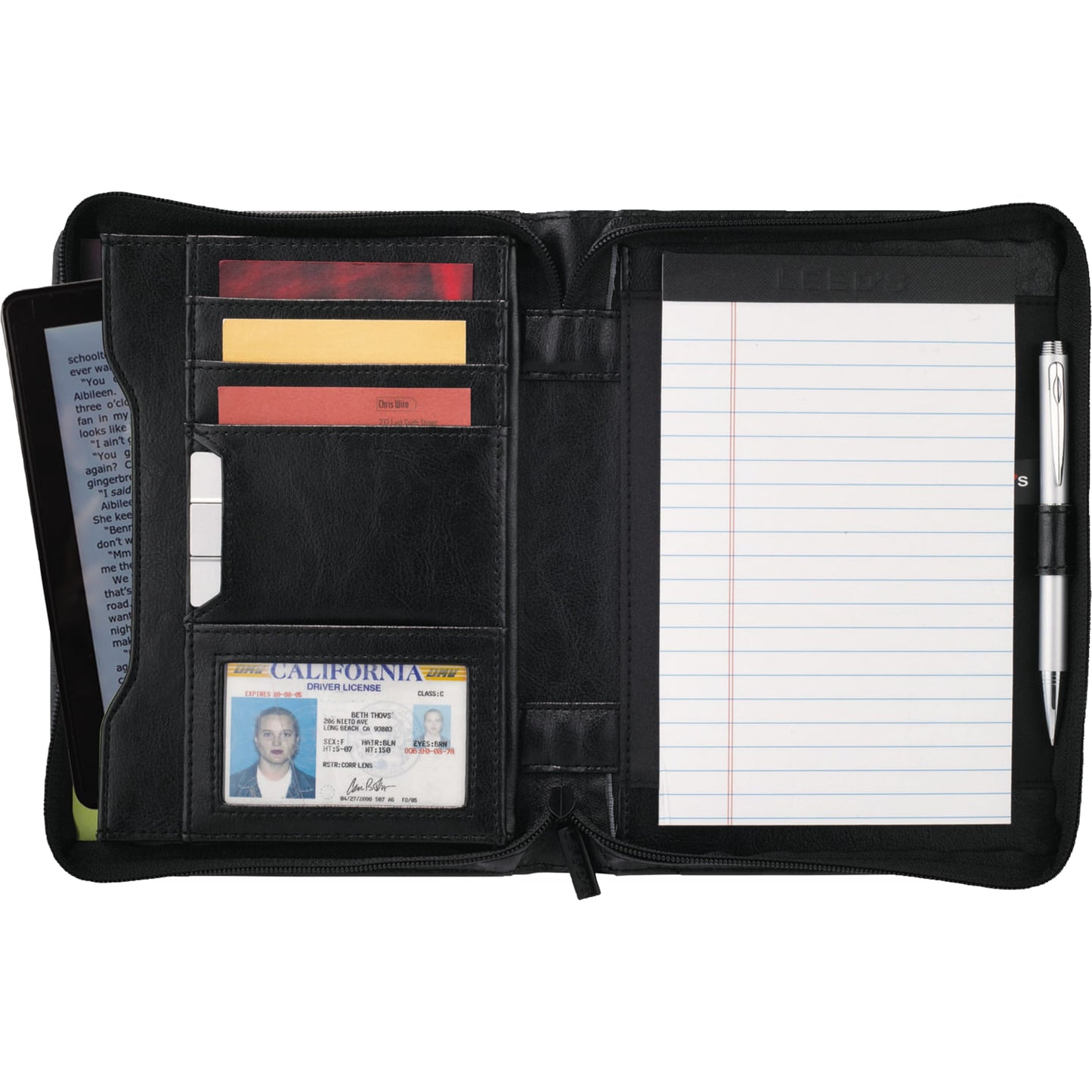 Renaissance Jr. Zippered Padfolio w FSC® Mix Paper