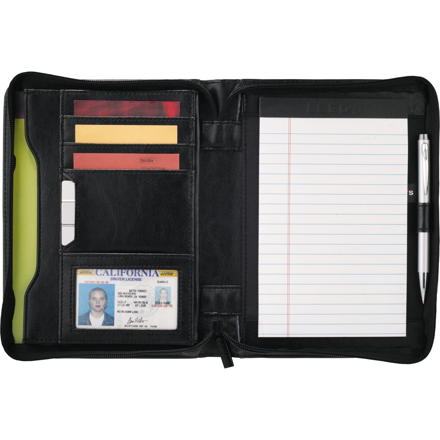 Renaissance Jr. Zippered Padfolio w FSC® Mix Paper