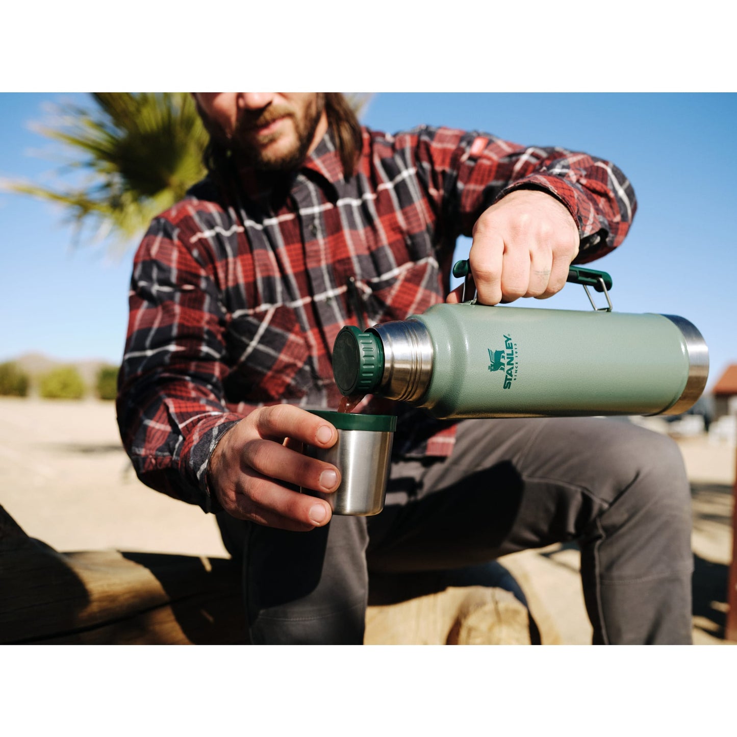 Stanley® Legendary Classic Bottle 48oz 1.5 qt Wide Mouth with Leakproof Cup Lid