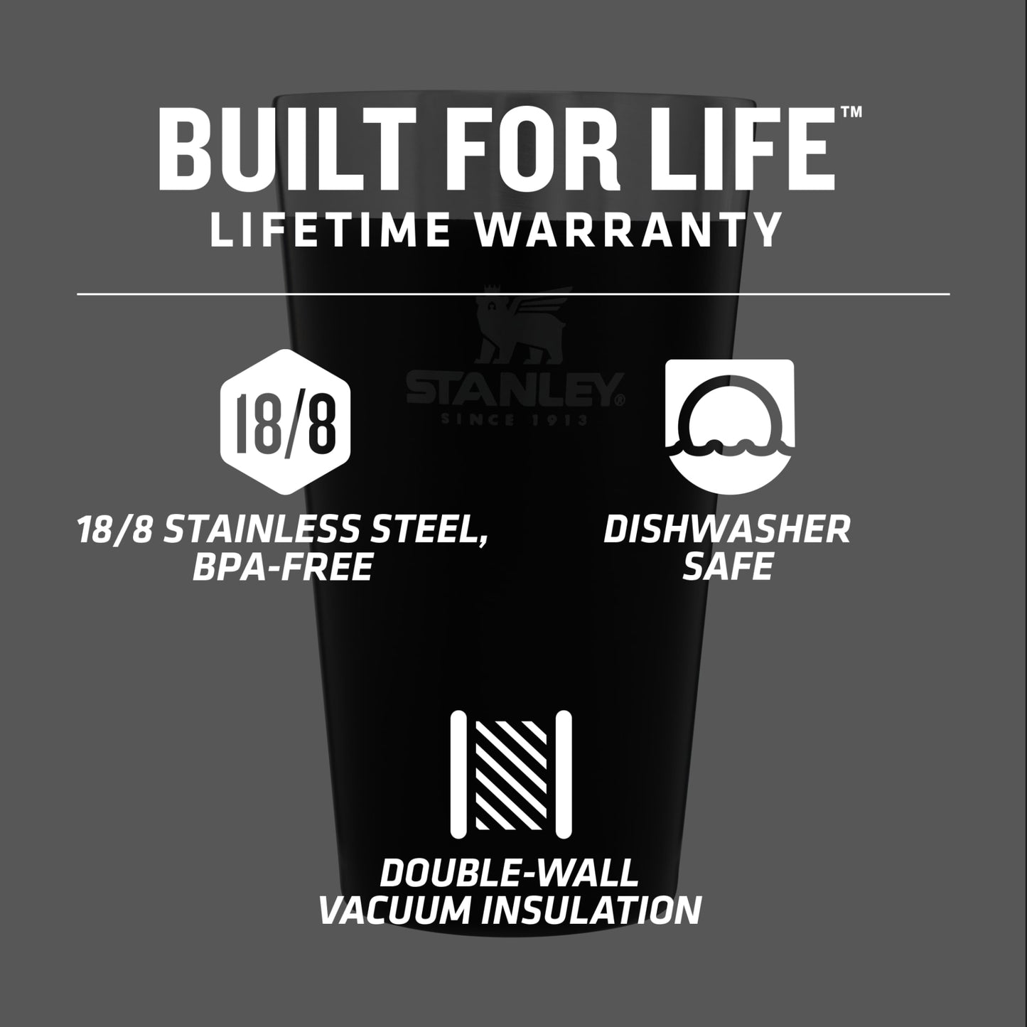 Stanley Stay-Chill Stacking Pint 16oz