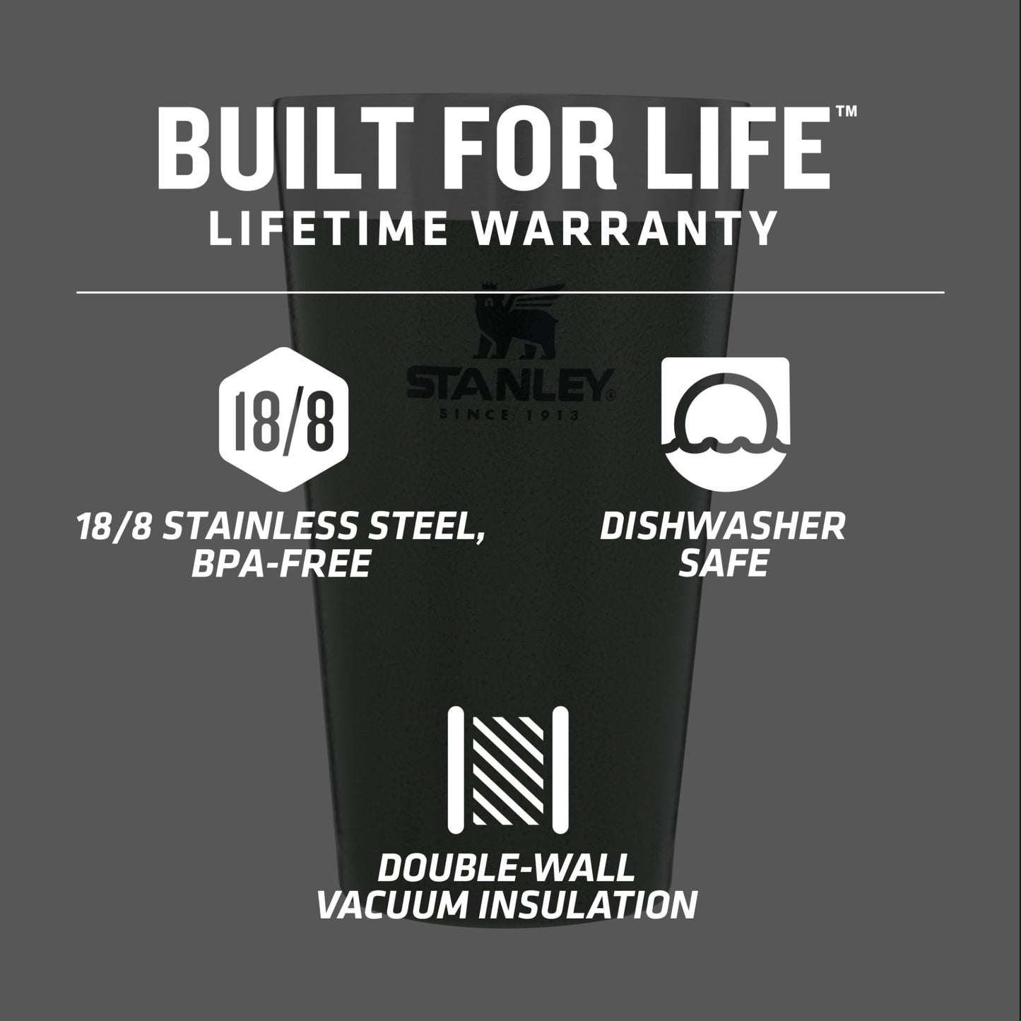 Stanley Stay-Chill Stacking Pint 16oz