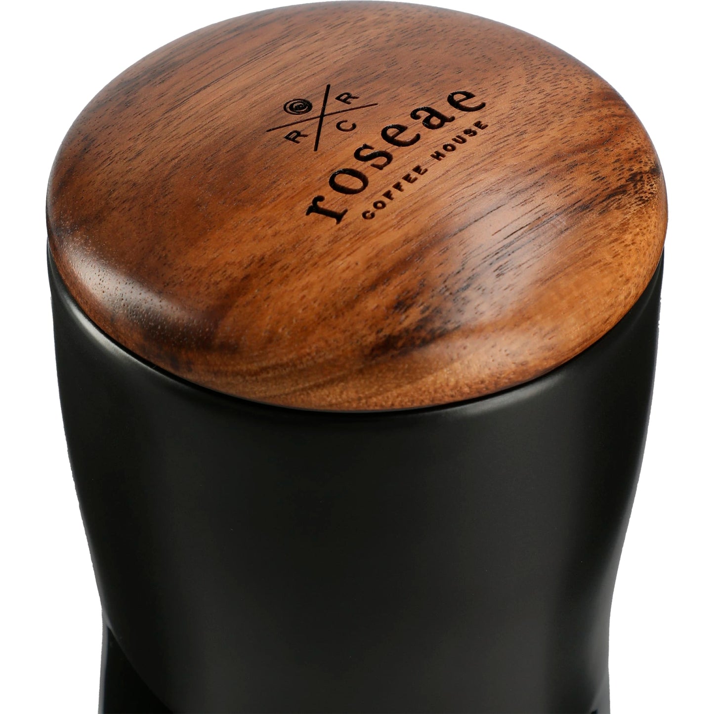 Reno Double Wall Ceramic Tumbler w/Wood Lid 10oz