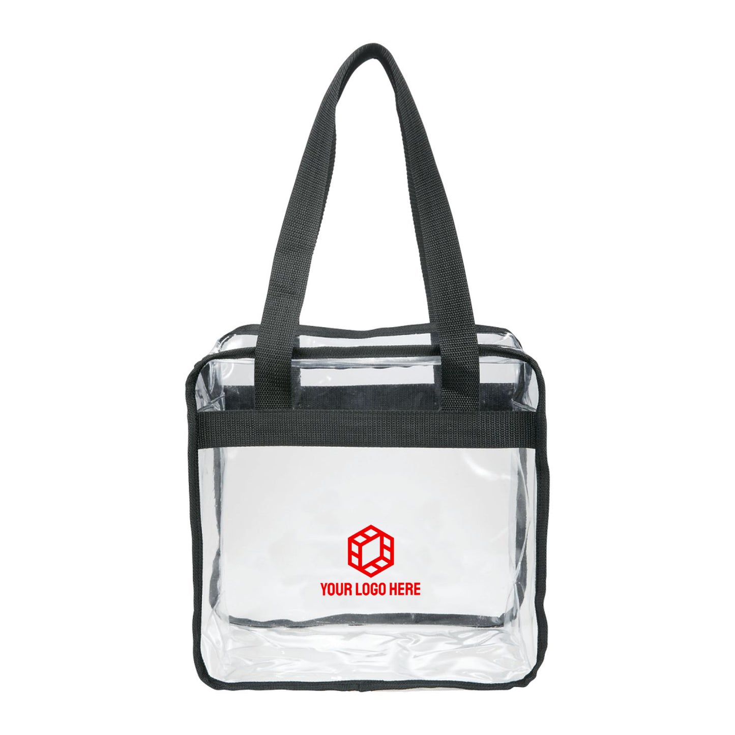 Game Day Clear Zippered Safety Tote