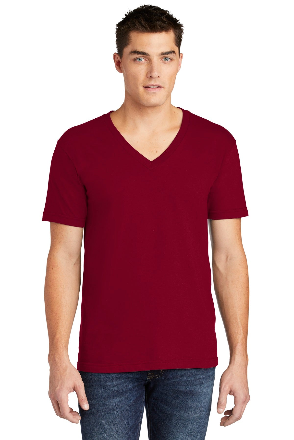 American Apparel® Fine Jersey V-Neck T-Shirt