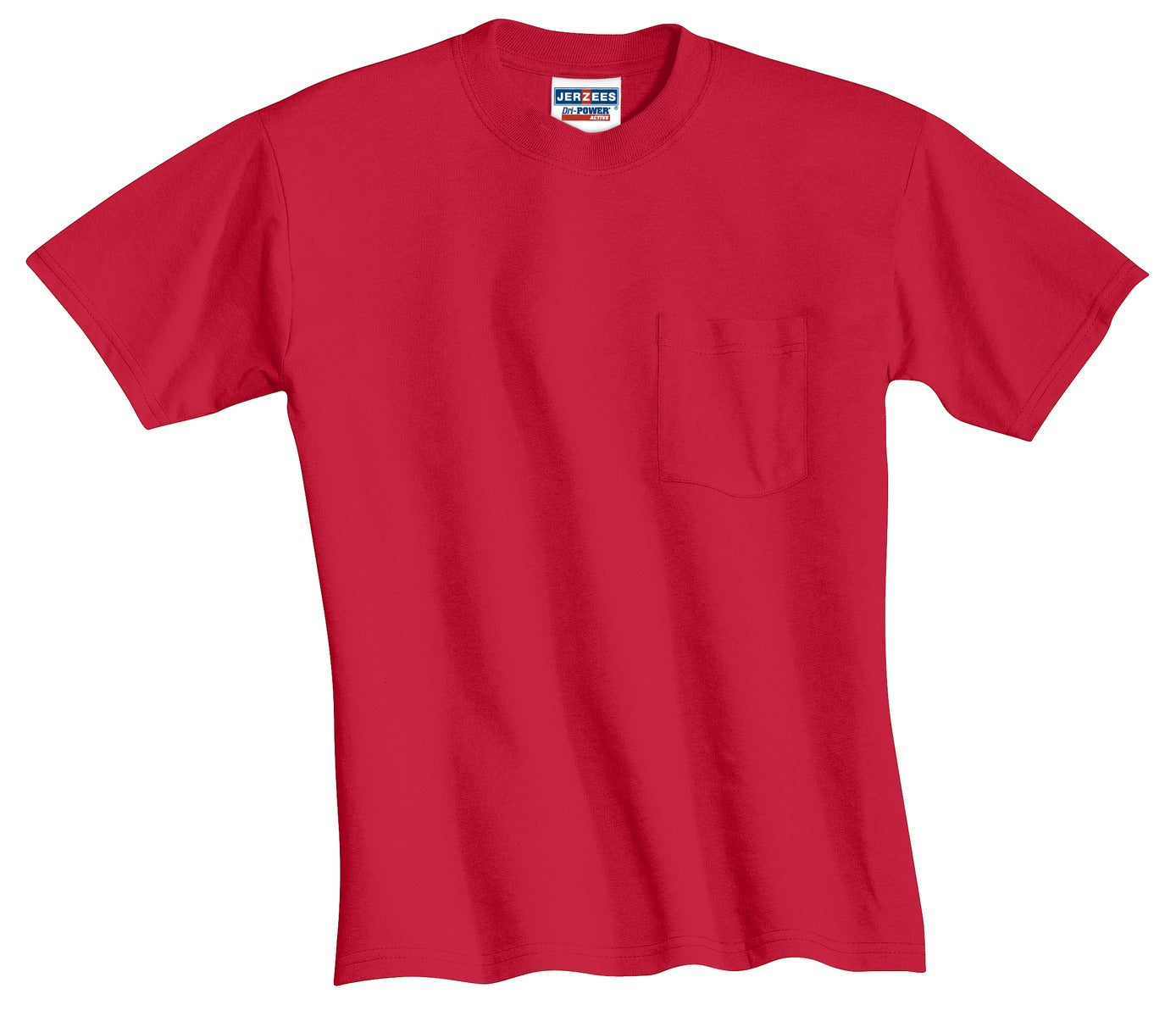 Jerzees® - Dri-Power® 50/50 Cotton/Poly Pocket T-Shirt