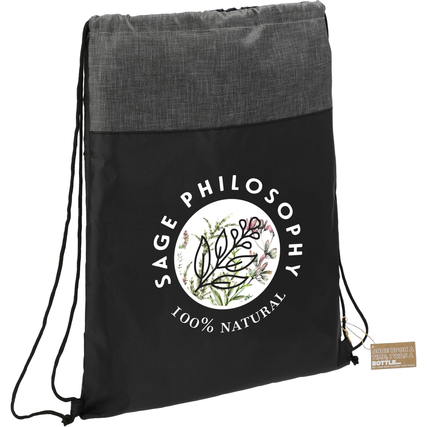 Ash Recycled Drawstring Bag