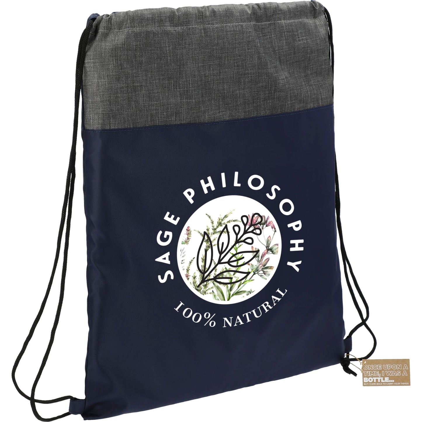 Ash Recycled Drawstring Bag