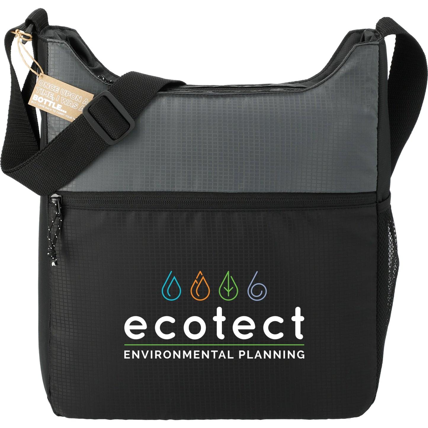 NBN Trailhead Recycled Zippered Tote with Full Color Print