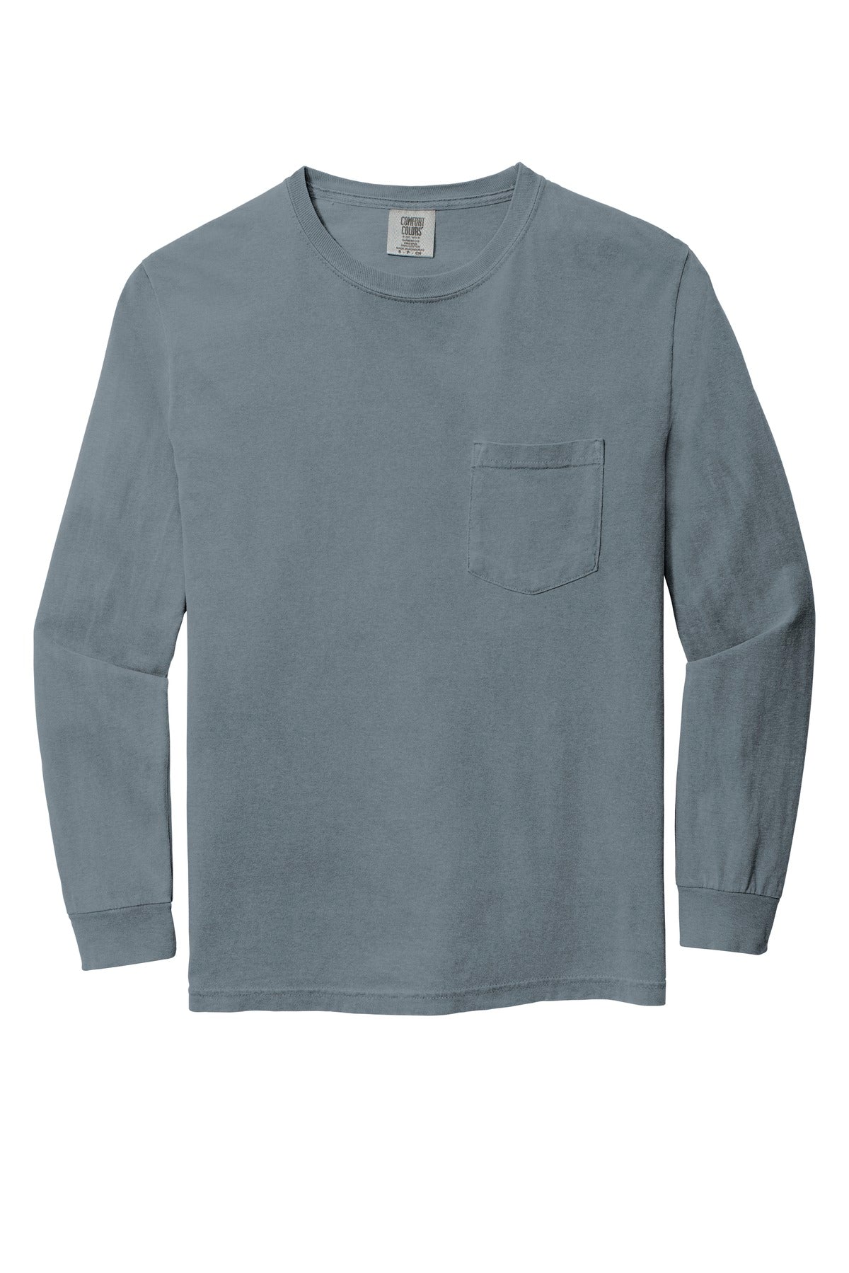 COMFORT COLORS® Heavyweight Ring Spun Long Sleeve Pocket Tee