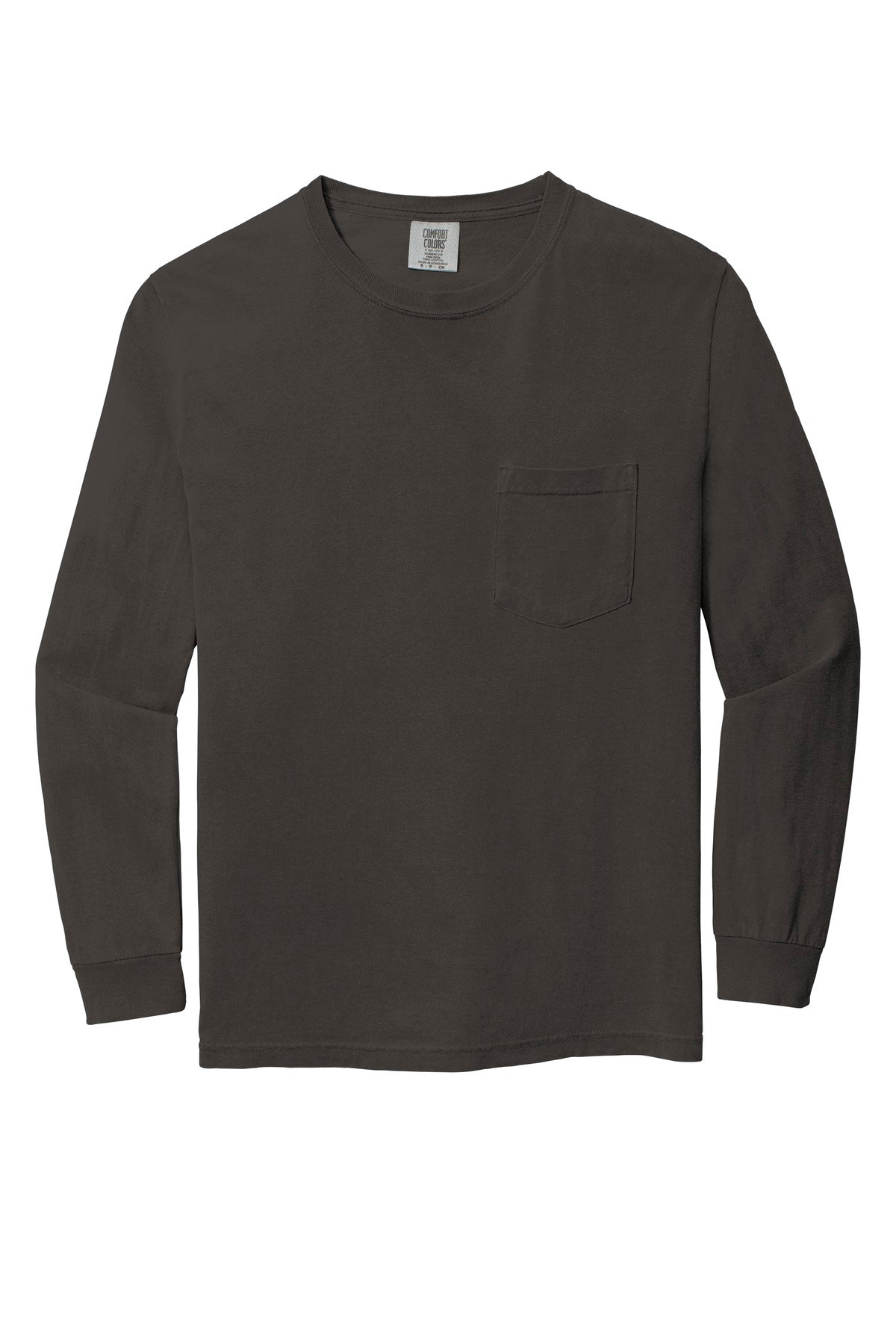 COMFORT COLORS® Heavyweight Ring Spun Long Sleeve Pocket Tee