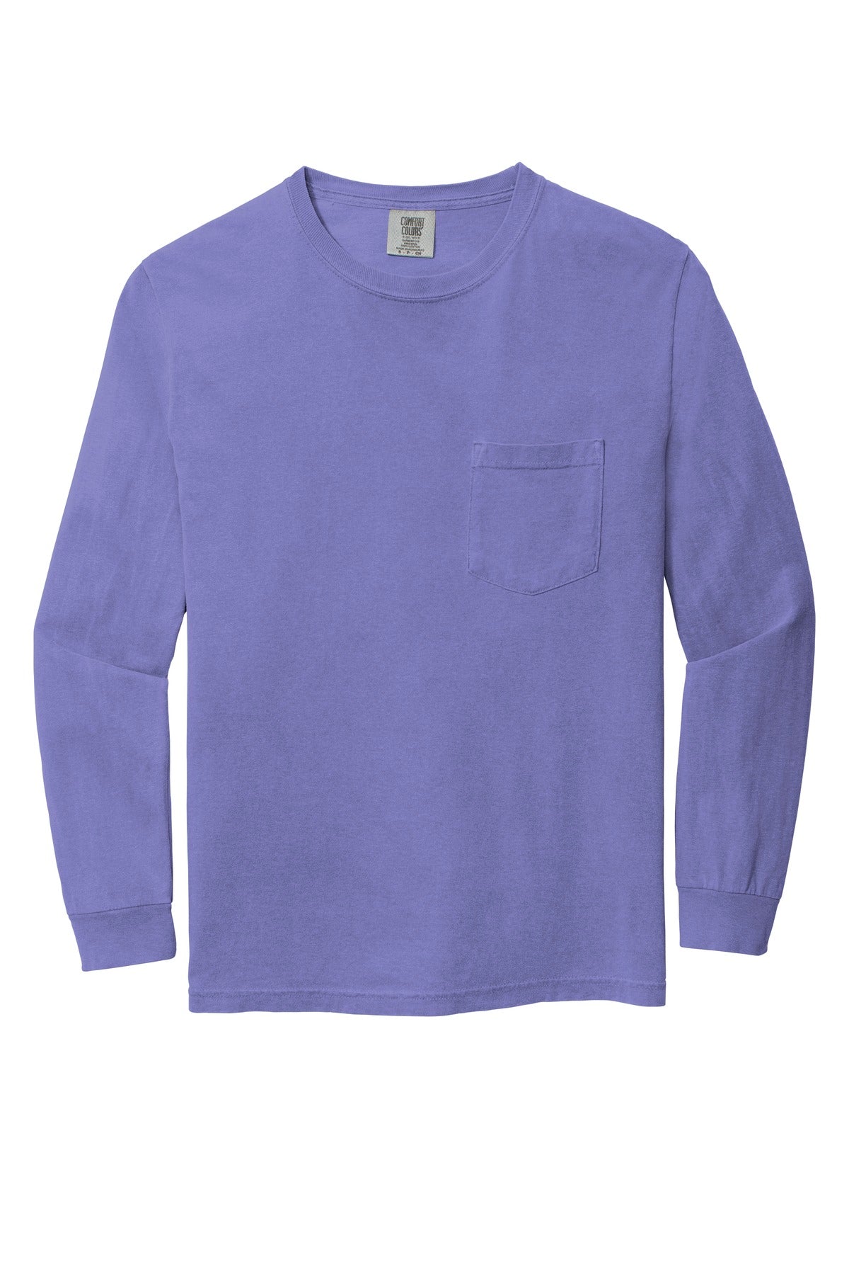 COMFORT COLORS® Heavyweight Ring Spun Long Sleeve Pocket Tee