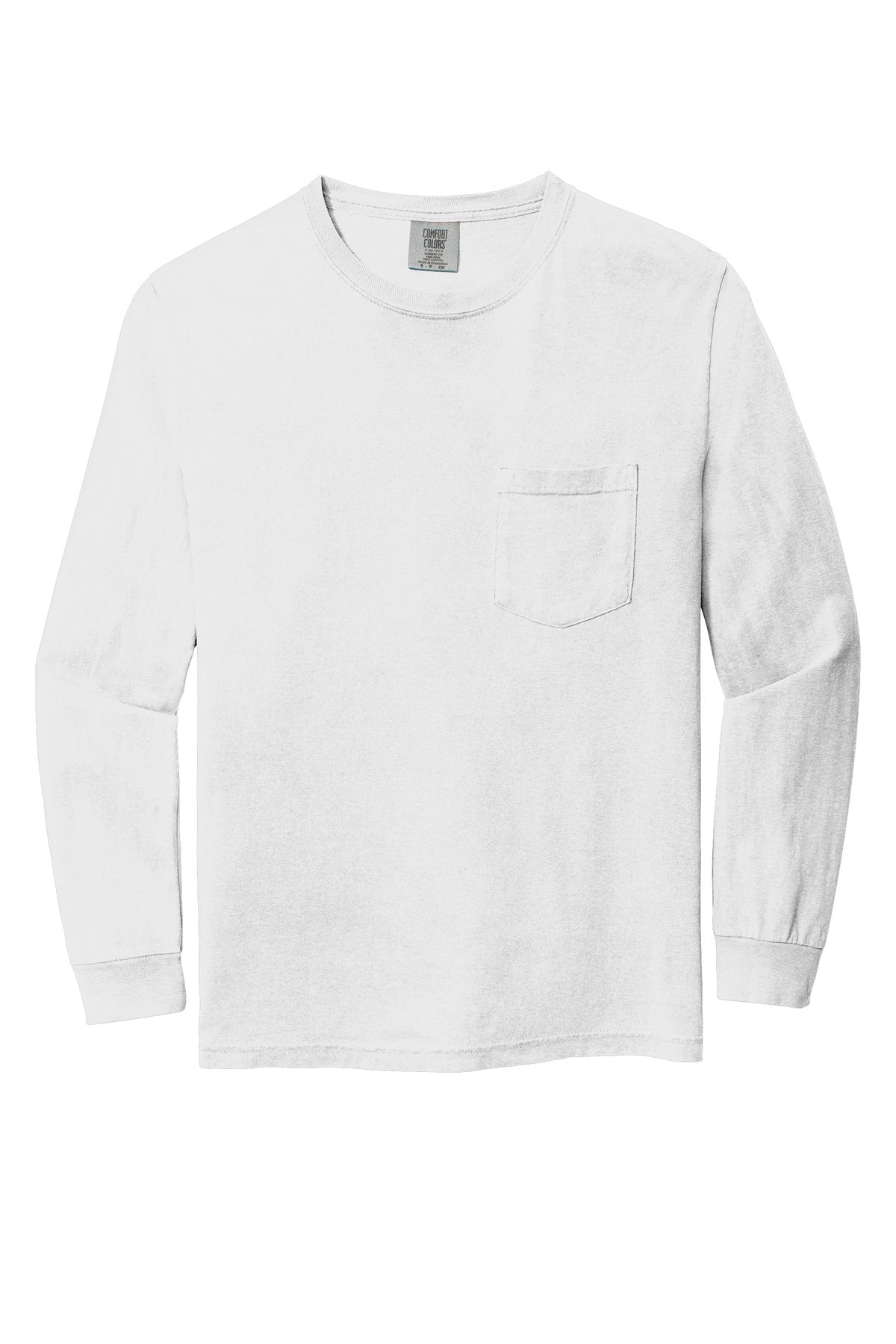 COMFORT COLORS® Heavyweight Ring Spun Long Sleeve Pocket Tee