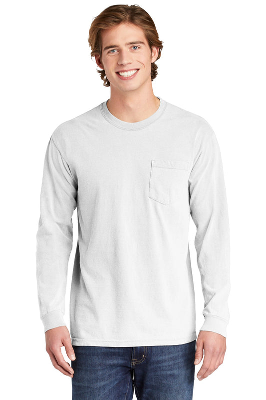COMFORT COLORS® Heavyweight Ring Spun Long Sleeve Pocket Tee