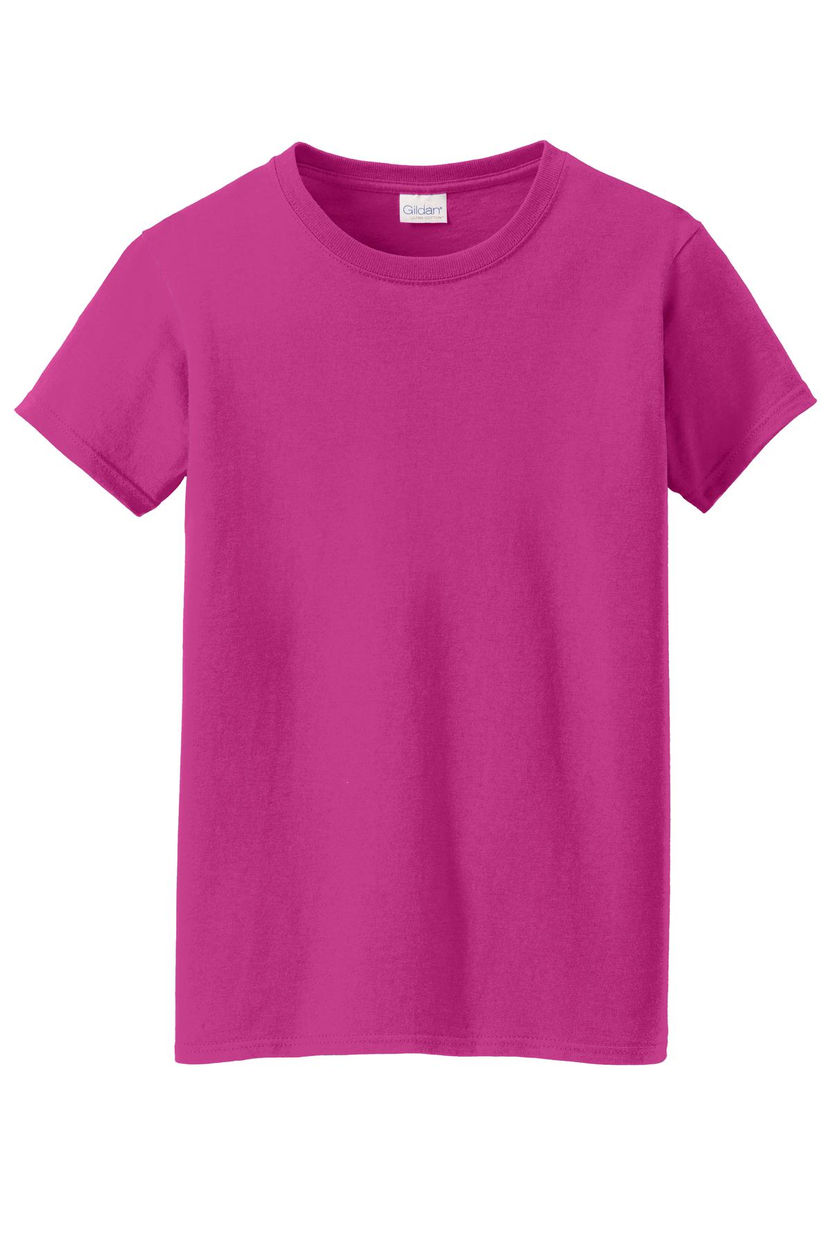 Gildan® Women's Heavy Cotton 100% Cotton T-Shirt (CORE COLORS)