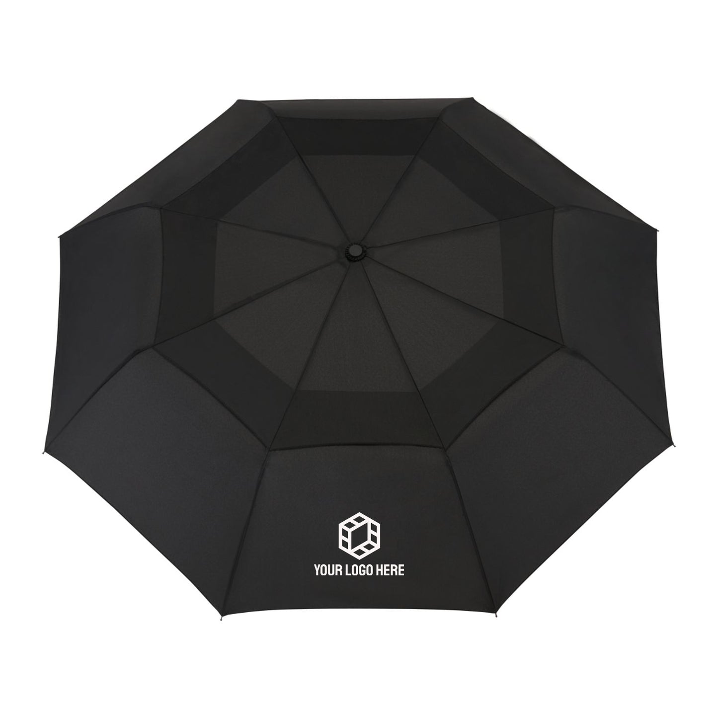42" Recycled Folding Auto Open Umbrella