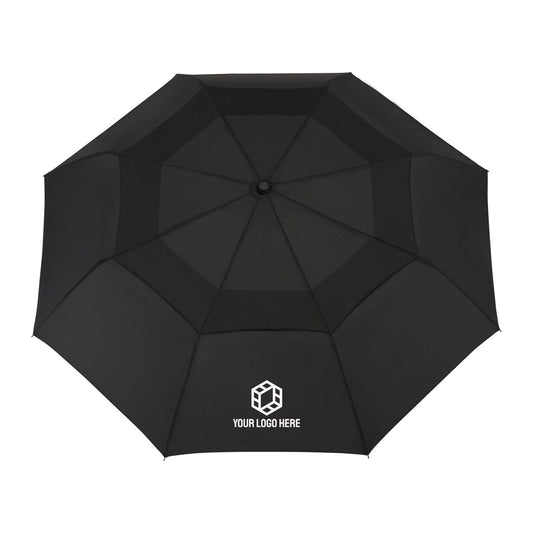 42" Recycled Folding Auto Open Umbrella