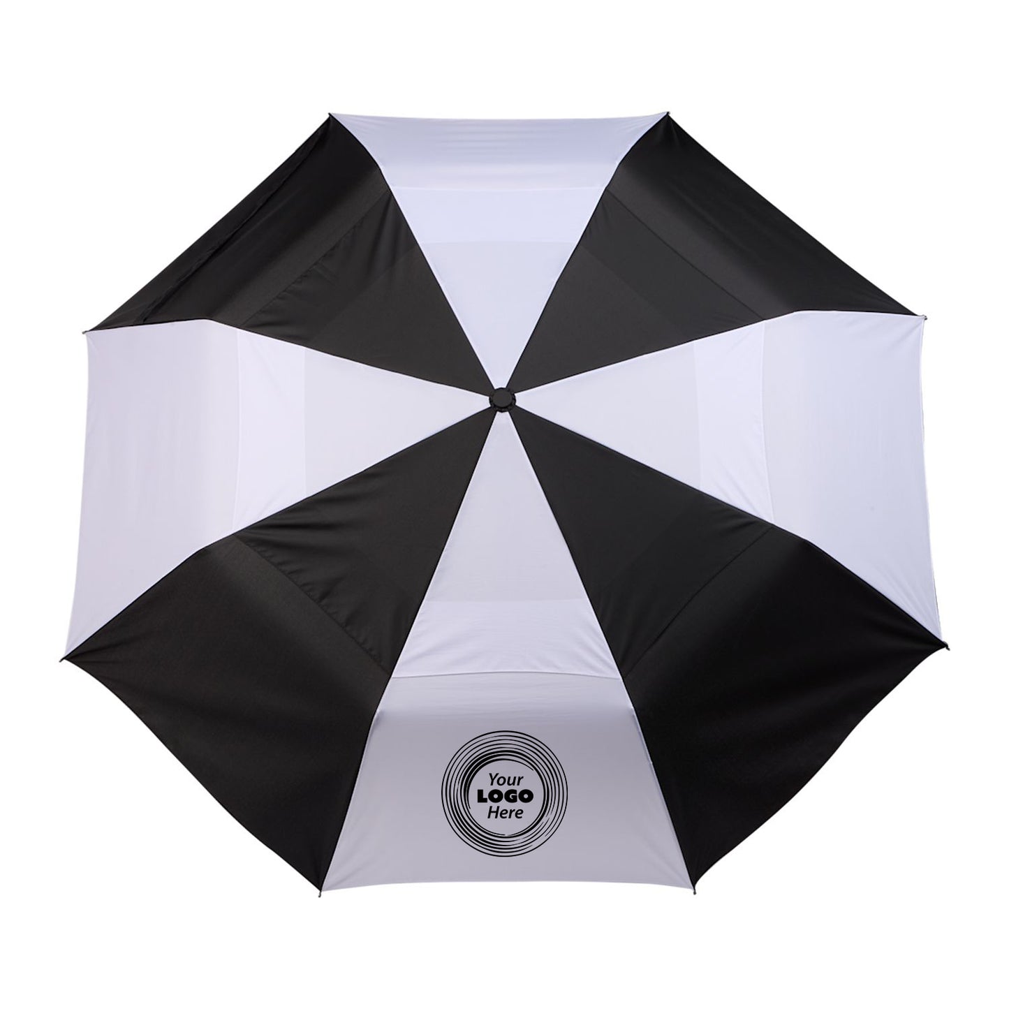 42" Recycled Folding Auto Open Umbrella