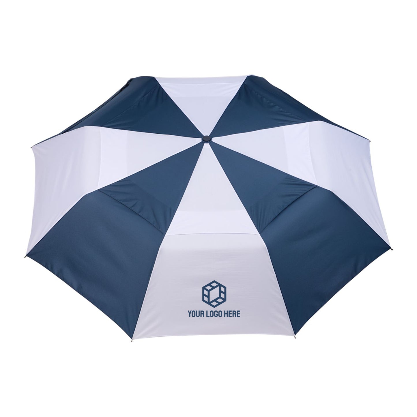 42" Recycled Folding Auto Open Umbrella