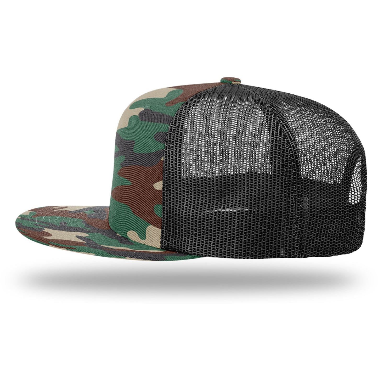 Richardson® Wool Blend Flat Bill Trucker Cap