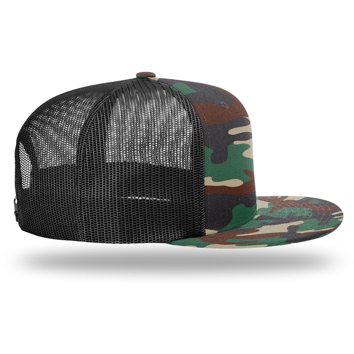 Richardson® Wool Blend Flat Bill Trucker Cap