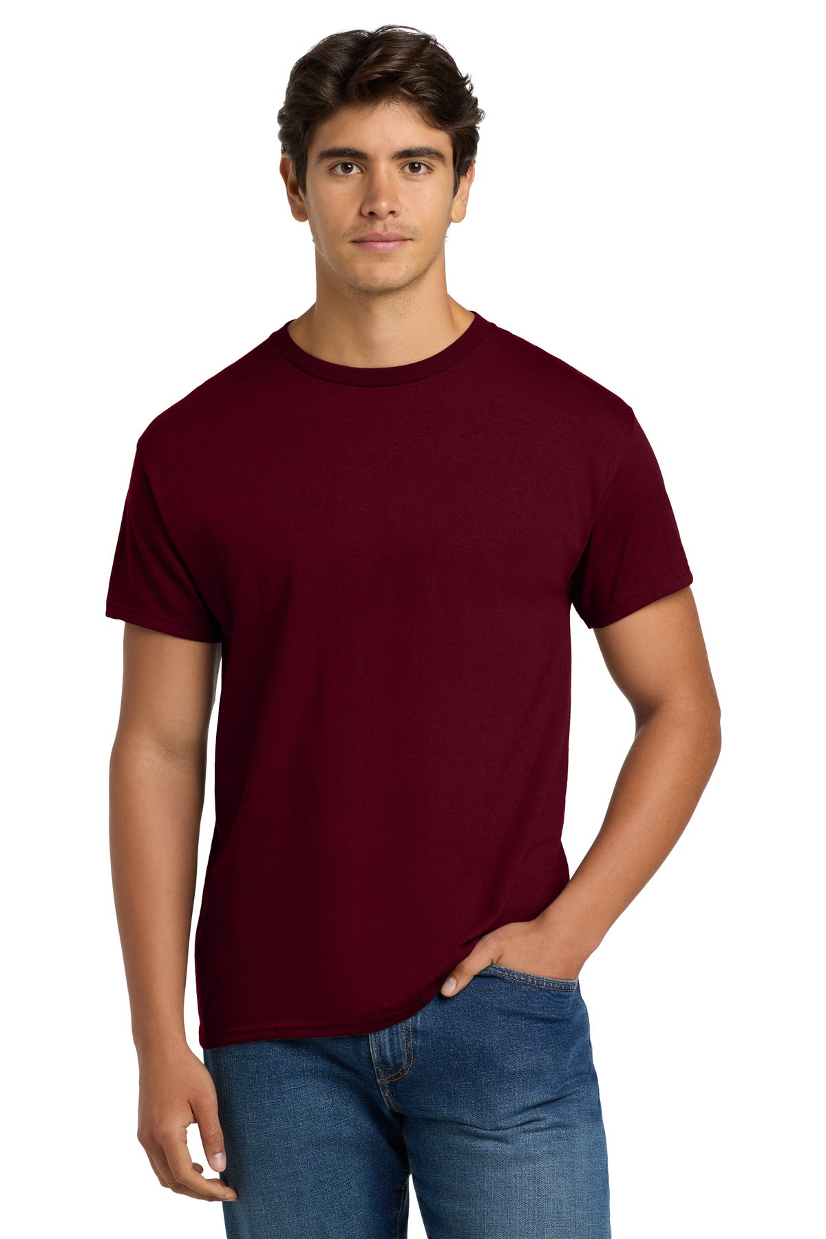Hanes® - EcoSmart® 50/50 Cotton/Poly T-Shirt (CORE COLORS)