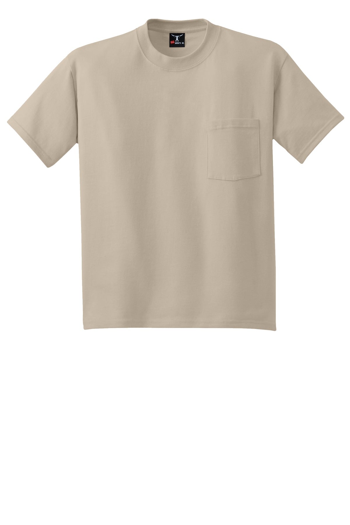 Hanes® Beefy-T® - 100% Cotton T-Shirt with Pocket