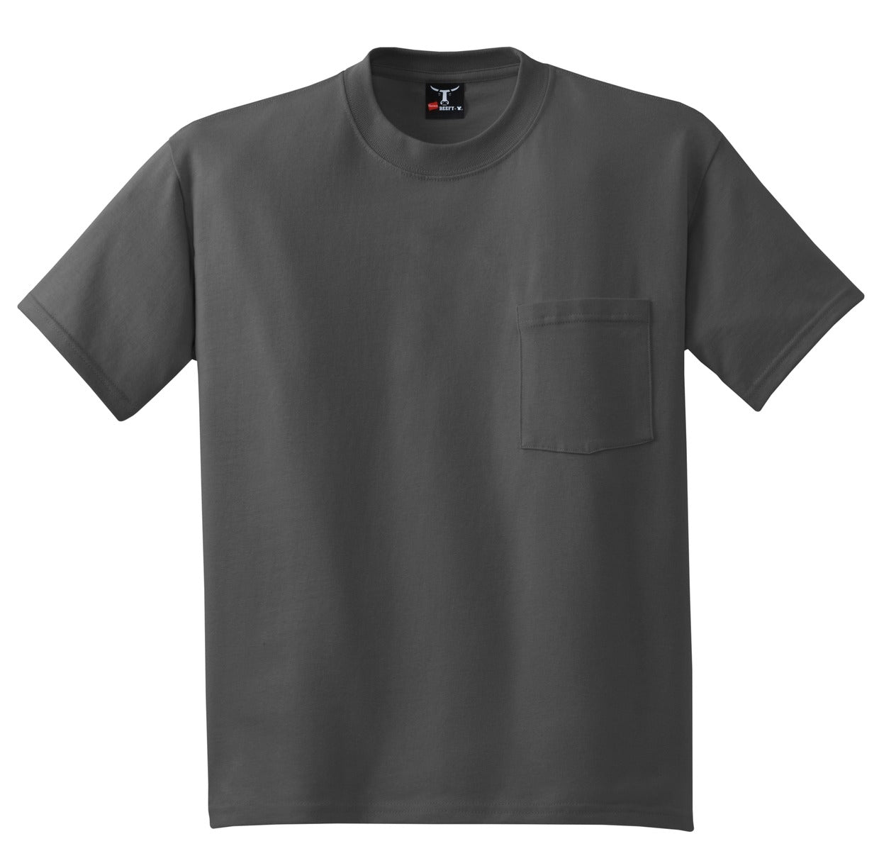 Hanes® Beefy-T® - 100% Cotton T-Shirt with Pocket
