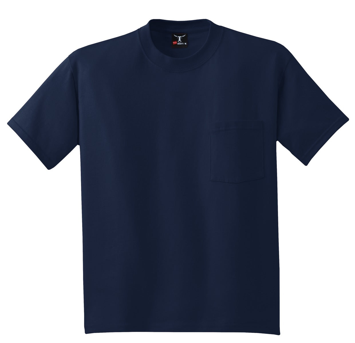 Hanes® Beefy-T® - 100% Cotton T-Shirt with Pocket