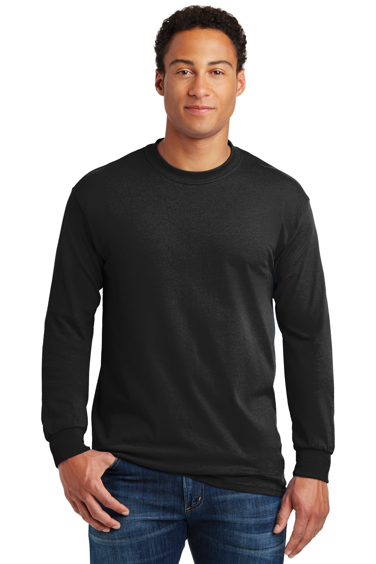 Gildan® - Heavy Cotton 100% Cotton Long Sleeve T-Shirt (CORE COLORS)