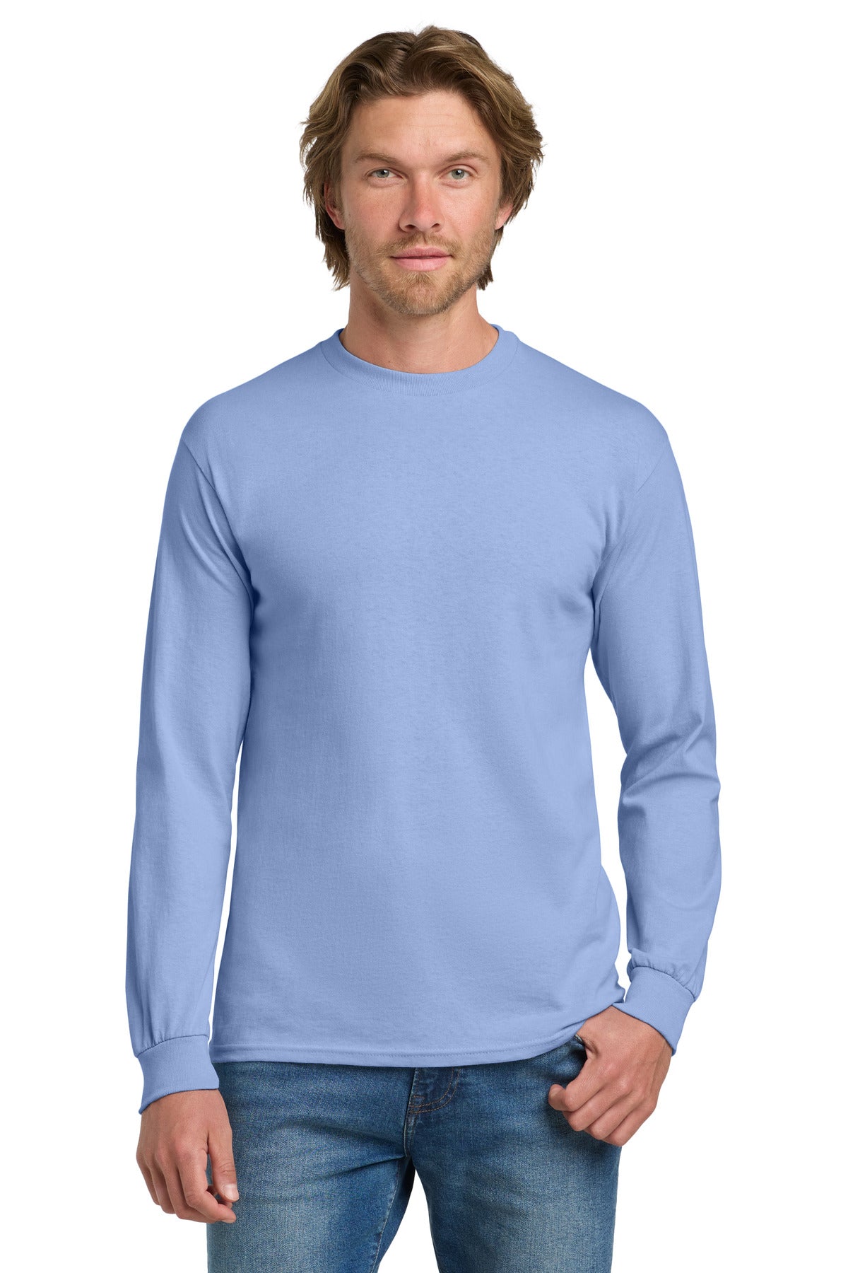 Gildan® - Heavy Cotton 100% Cotton Long Sleeve T-Shirt (CORE COLORS)