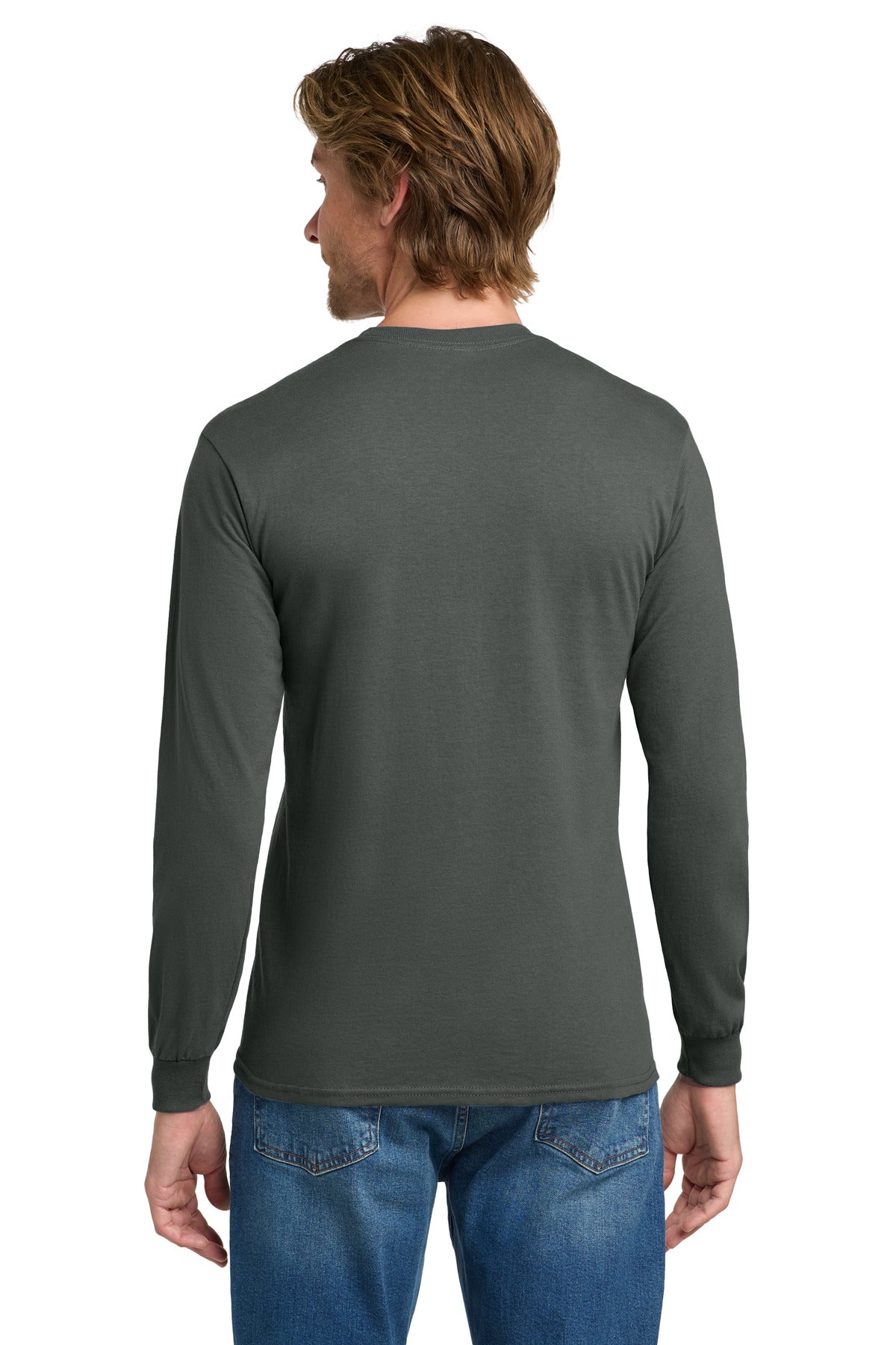 Gildan® - Heavy Cotton 100% Cotton Long Sleeve T-Shirt (CORE COLORS)