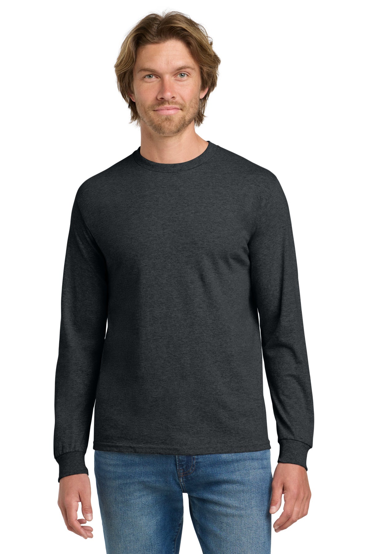 Gildan® - Heavy Cotton 100% Cotton Long Sleeve T-Shirt (CORE COLORS)