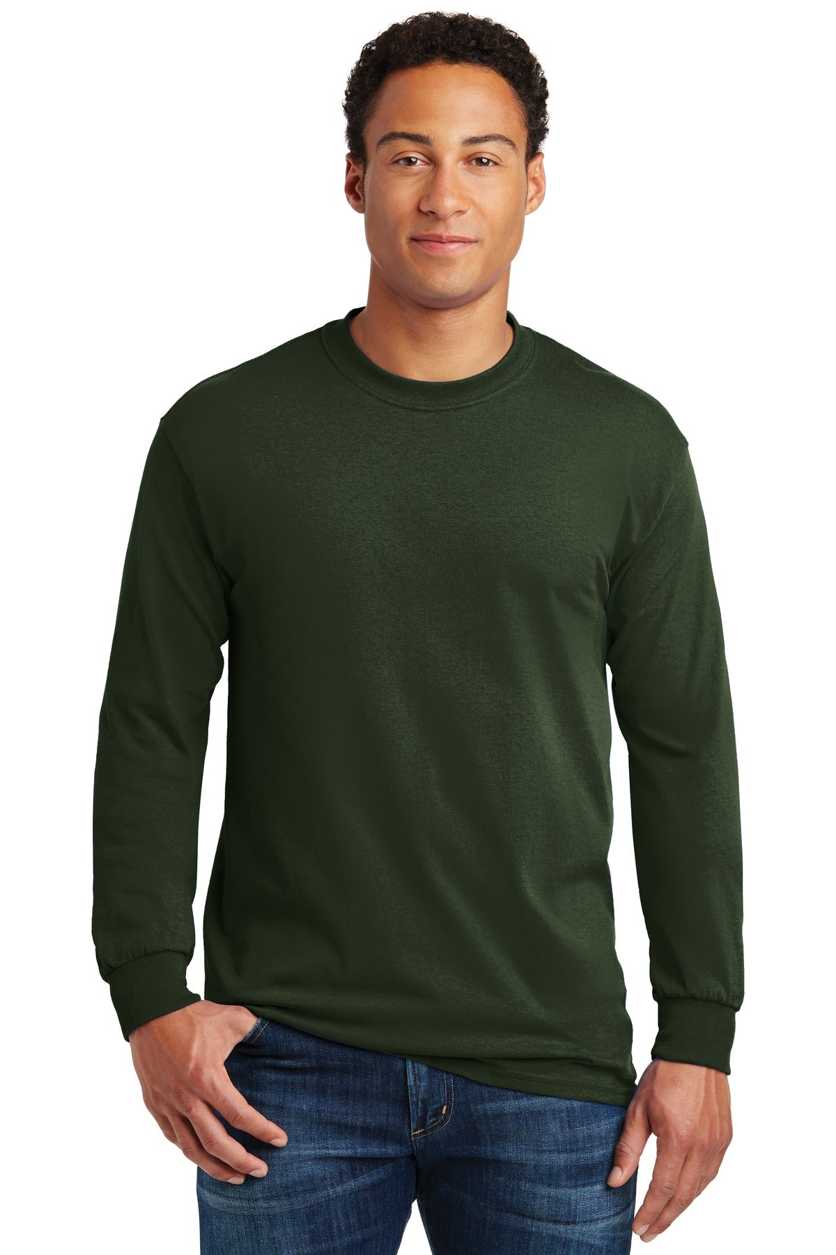 Gildan® - Heavy Cotton 100% Cotton Long Sleeve T-Shirt (CORE COLORS)