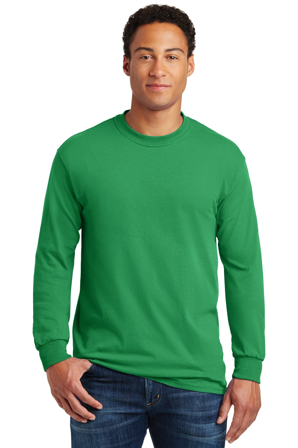 Gildan® - Heavy Cotton 100% Cotton Long Sleeve T-Shirt (CORE COLORS)
