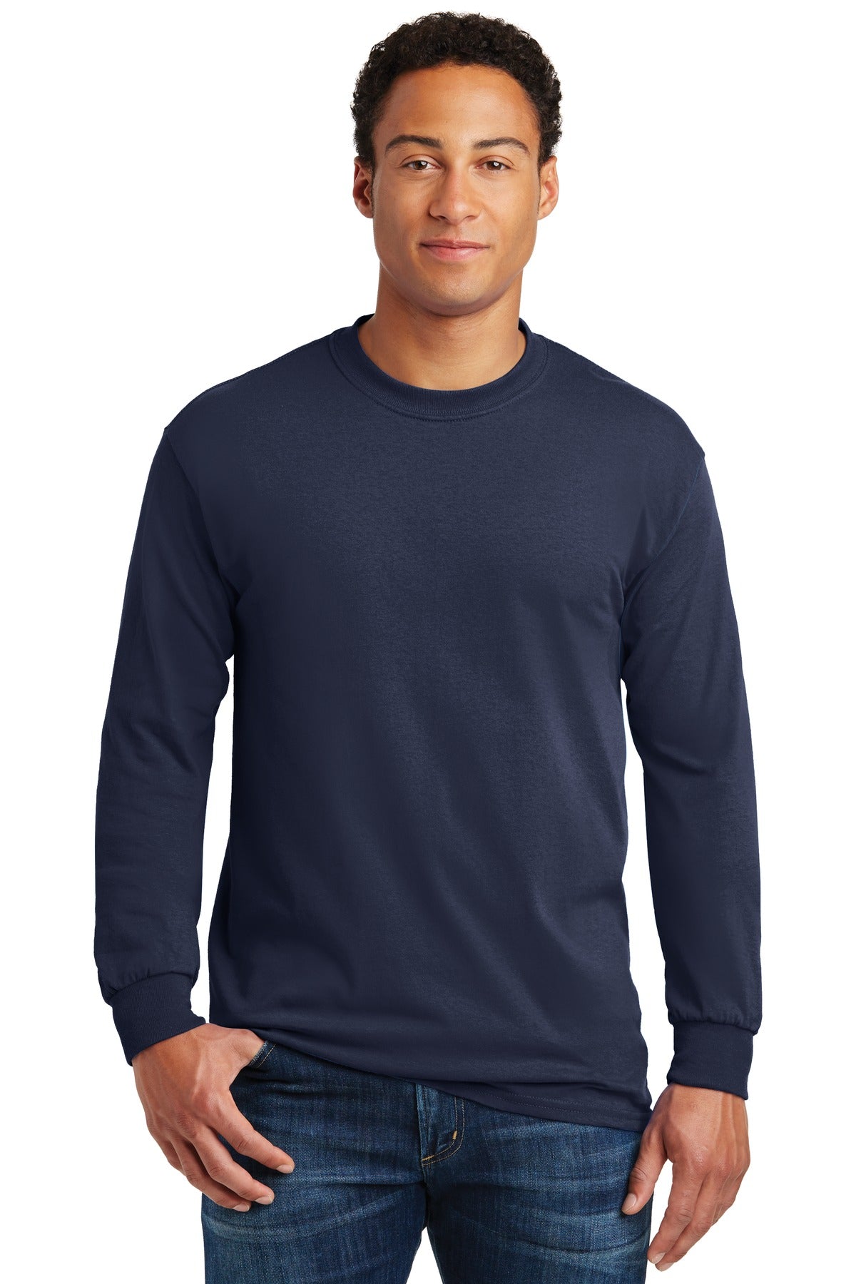Gildan® - Heavy Cotton 100% Cotton Long Sleeve T-Shirt (CORE COLORS)