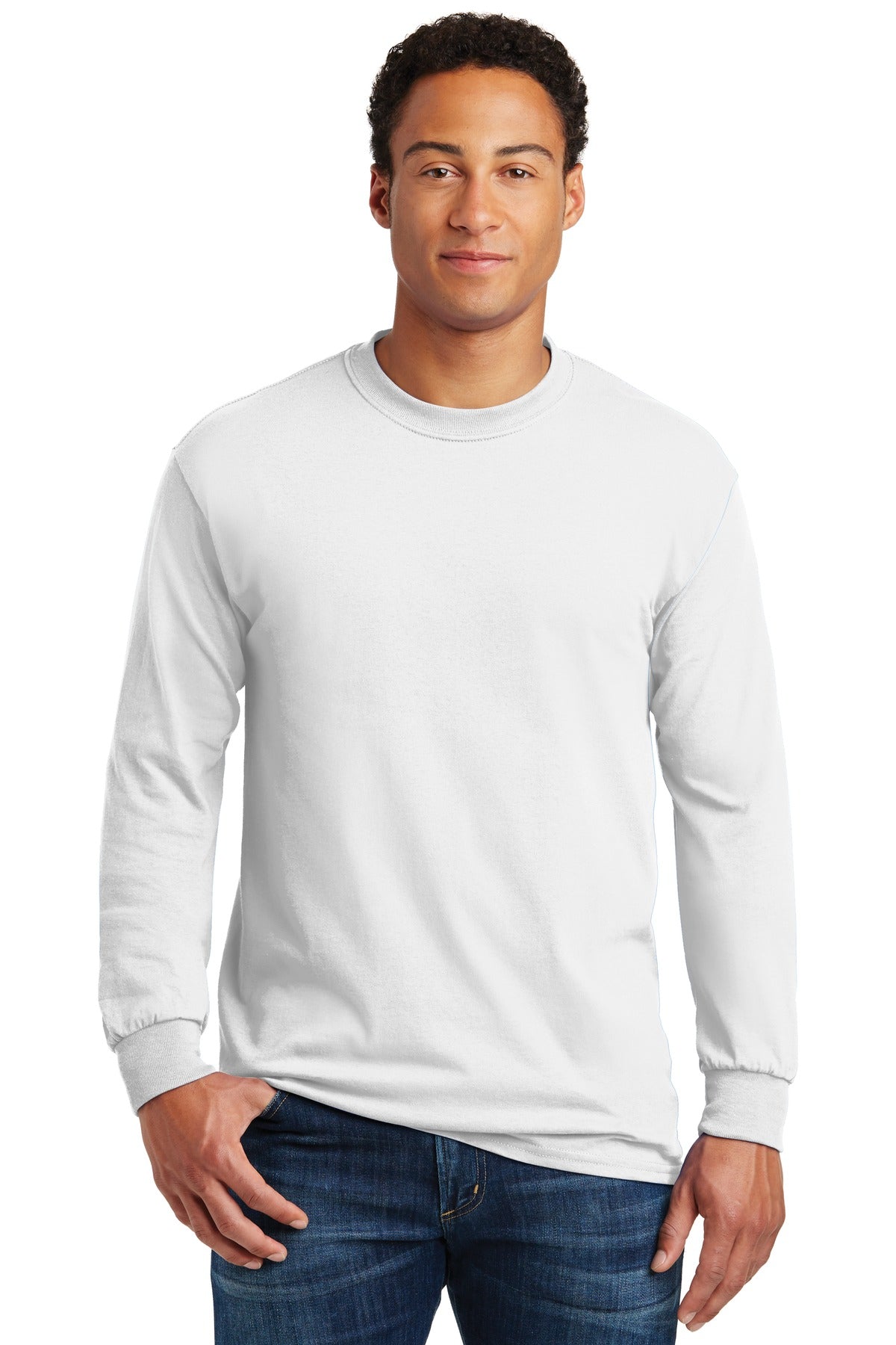 Gildan® - Heavy Cotton 100% Cotton Long Sleeve T-Shirt (CORE COLORS)