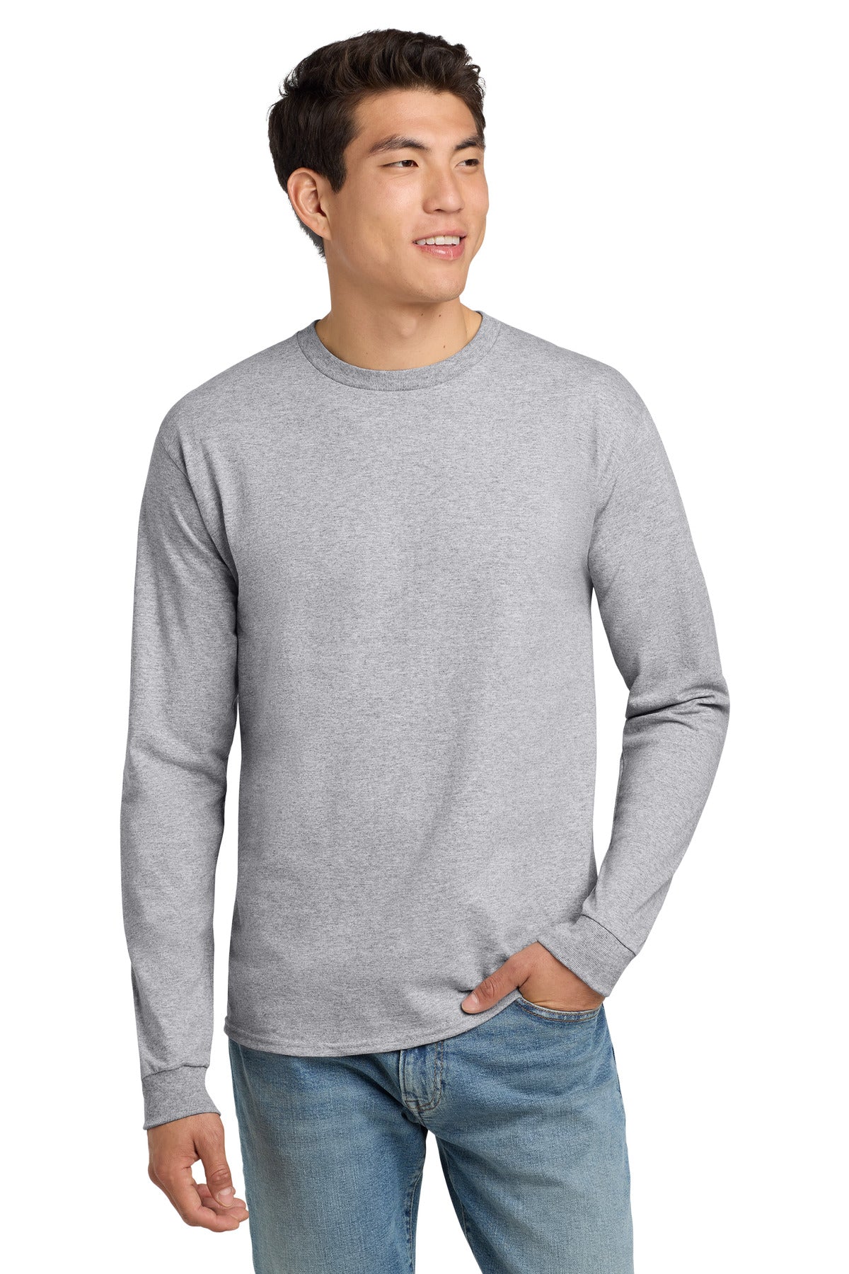 Hanes® - Authentic 100% Cotton Long Sleeve T-Shirt