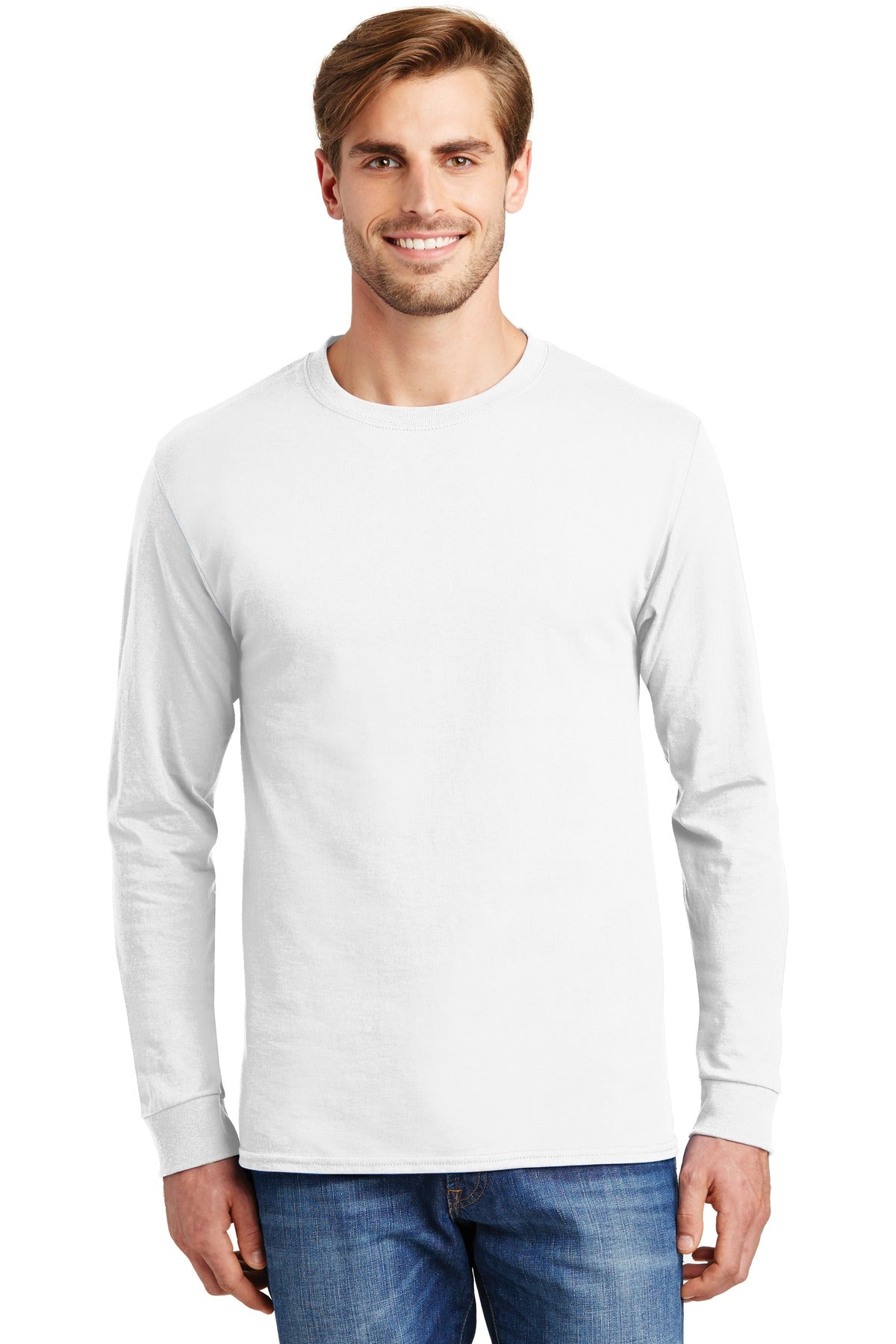 Hanes® - Authentic 100% Cotton Long Sleeve T-Shirt