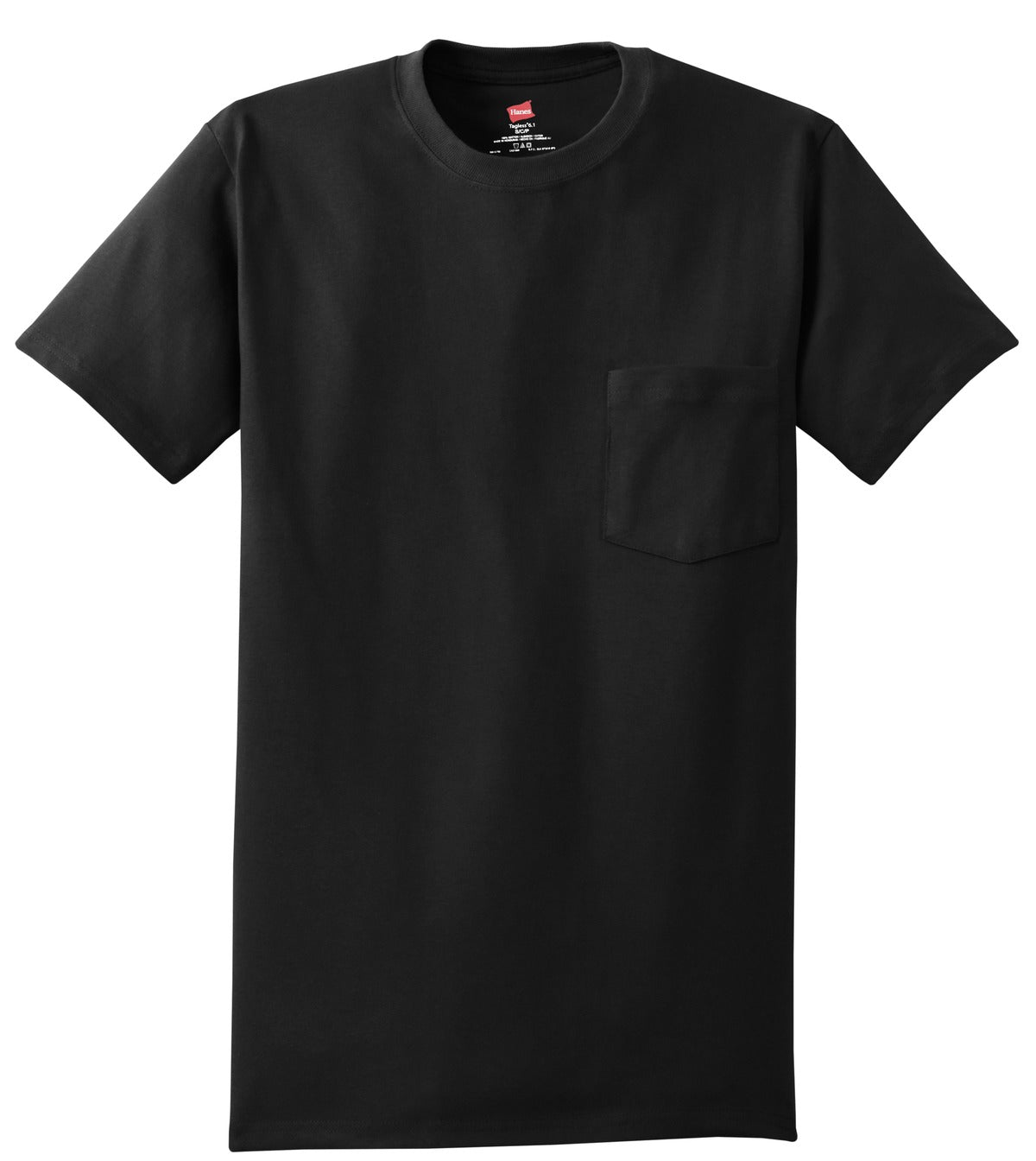 Hanes® - Authentic 100% Cotton T-Shirt with Pocket
