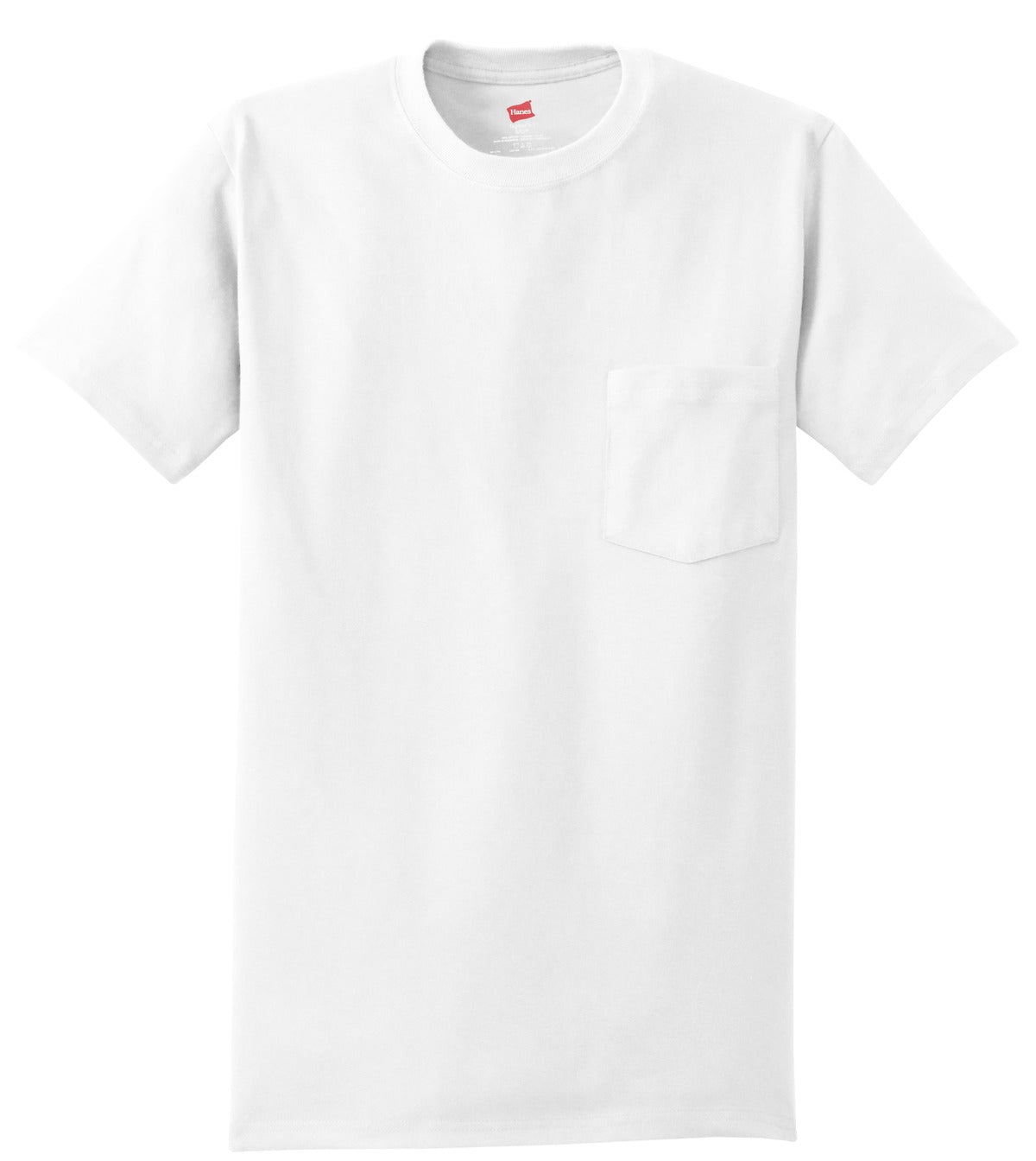 Hanes® - Authentic 100% Cotton T-Shirt with Pocket