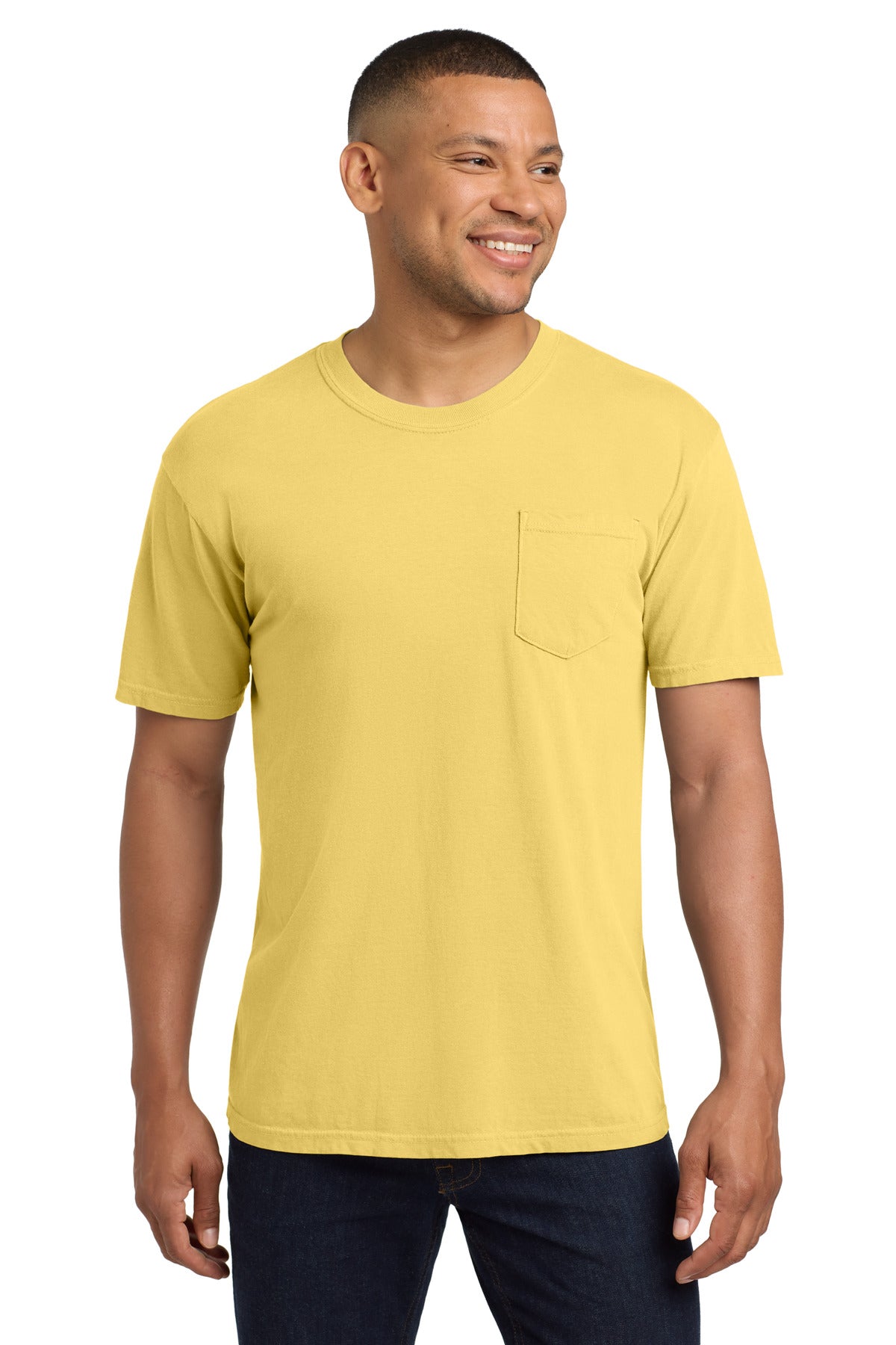 COMFORT COLORS® Heavyweight Ring Spun Pocket Tee (CORE COLORS)