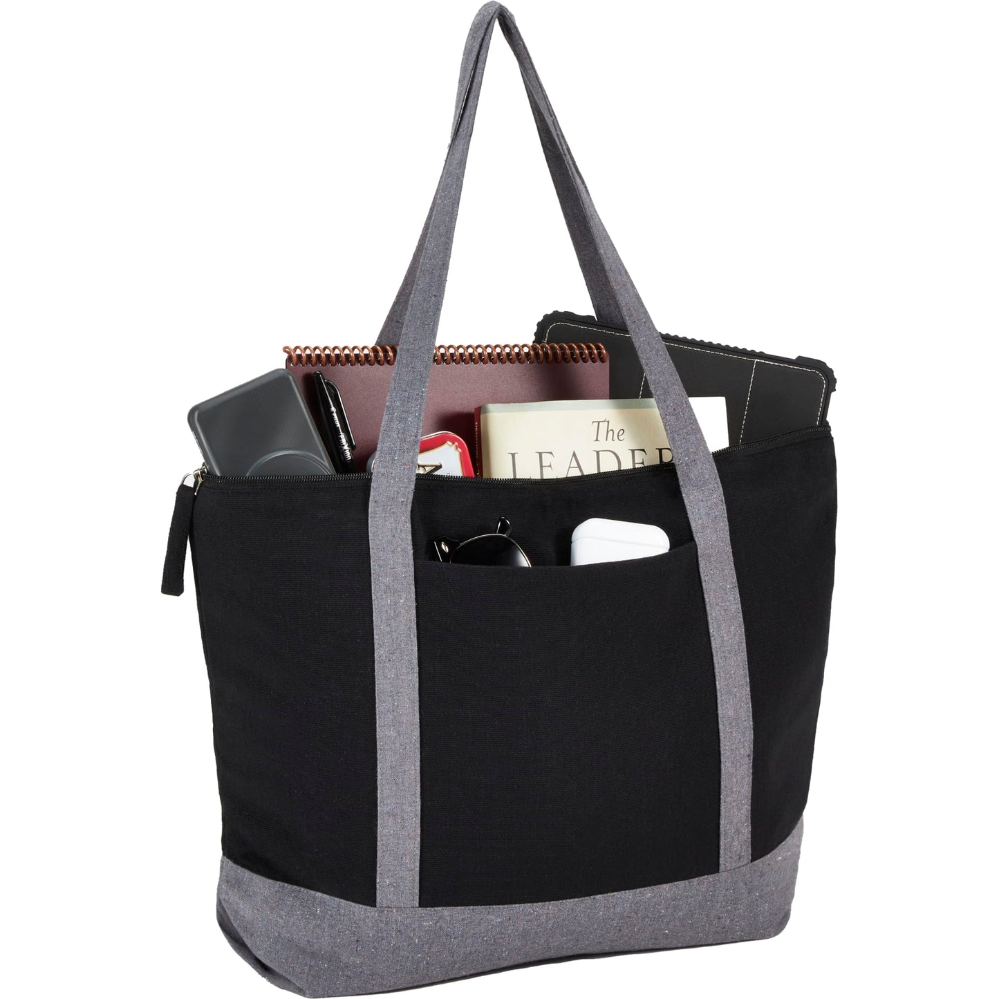 Repose 10oz Recycled Cotton Zippered Tote