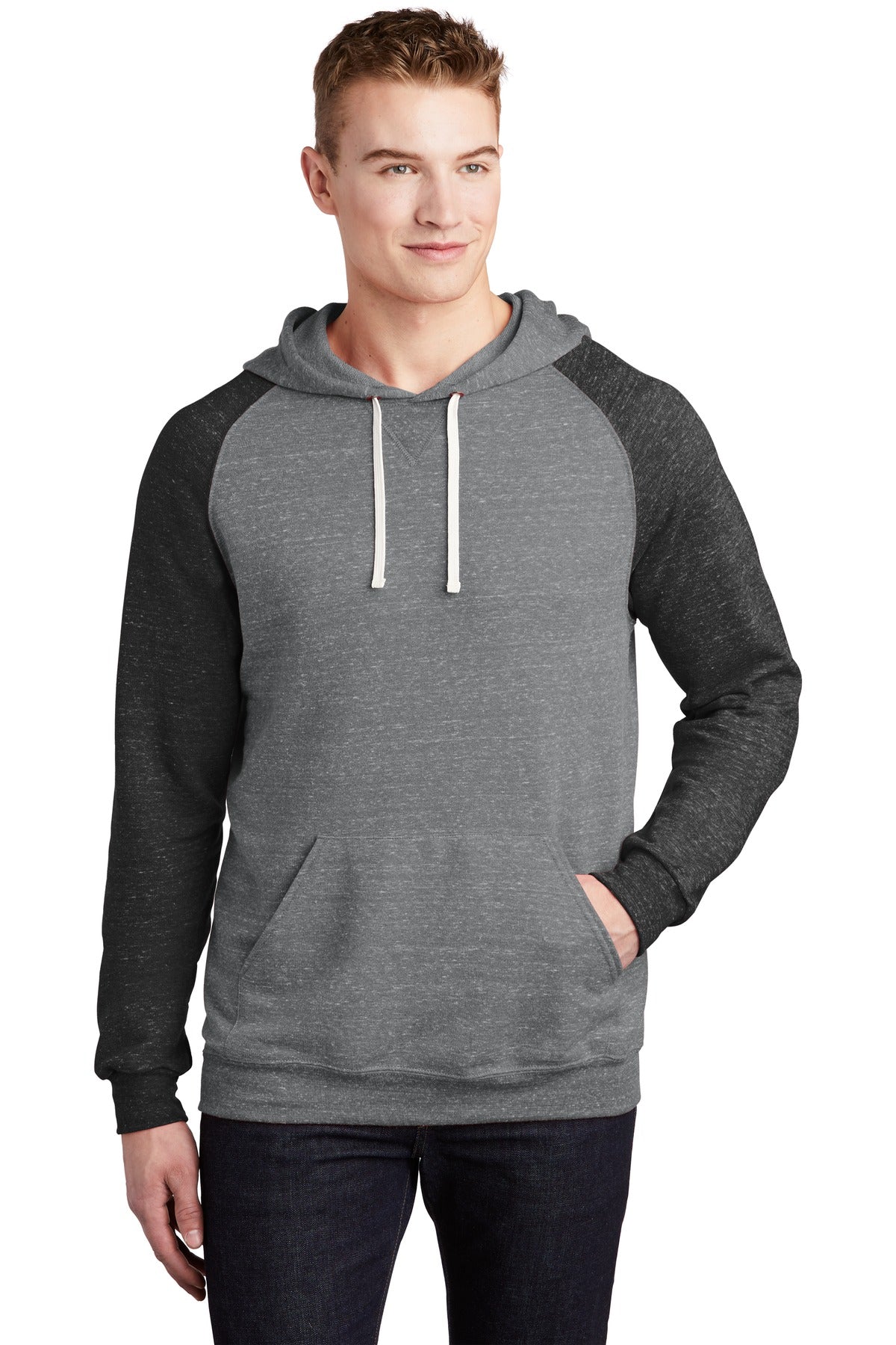 Jerzees® Snow Heather French Terry Raglan Hoodie